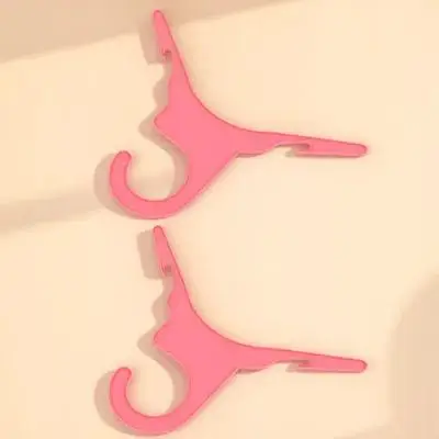 

10Pcs Plastic Pet Clothes Hanger Anti-Skid Design for Dog Cat Clothing Durable Handy Longtime Use Dog Clothes Hangers