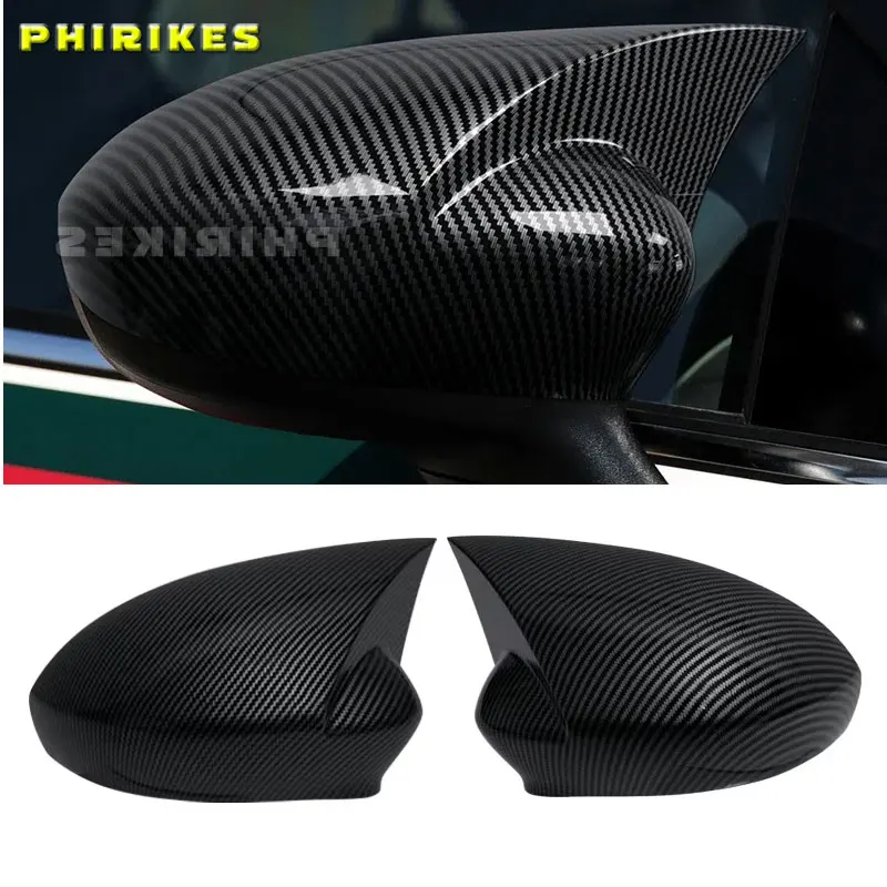 Auto Seite Flügel Spiegel Abdeckung Kappen Für Fiat 500 500C Grande Punto Rückspiegel Abdeckung Shell Fall Trim Hinzufügen auf auto Zubehör