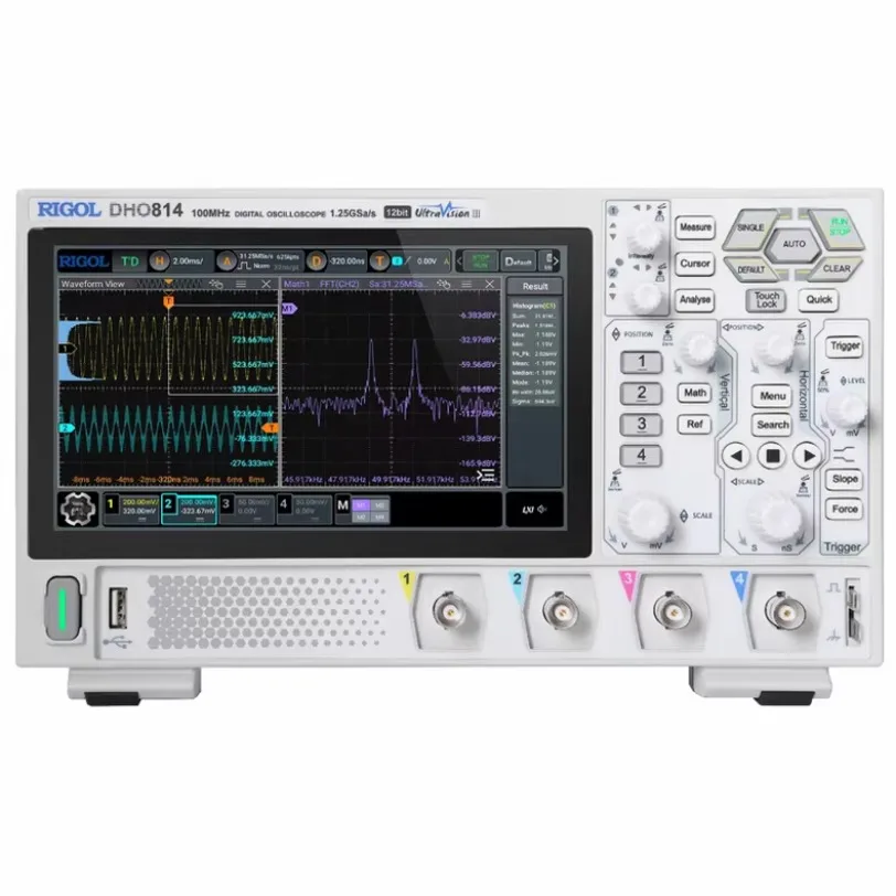 Review and Guide for the RIGOL DHO814 100MHz 4-Channel 12-Bit Digital Oscilloscope