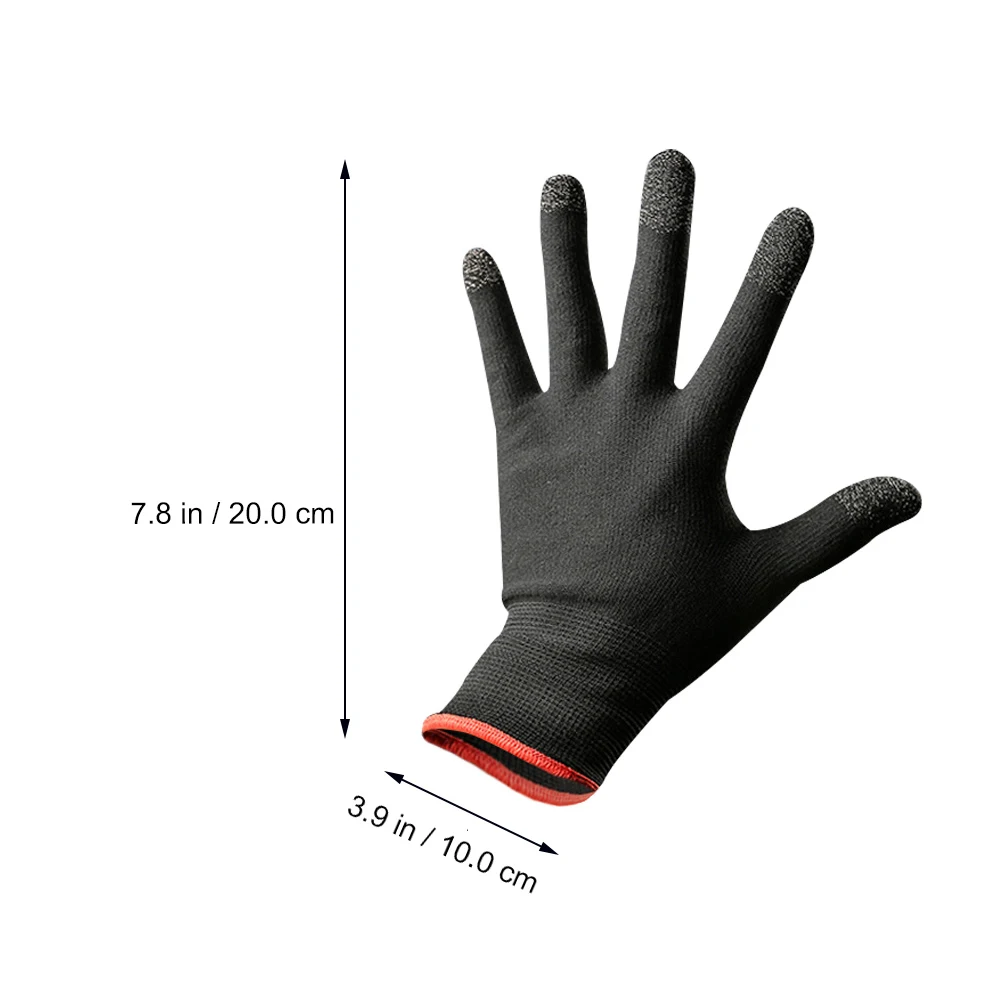 زوج واحد من قفازات الألعاب التي تعمل باللمس، قفازات هواتف ذكية رفيعة قابلة للتنفس ومقاومة للتعرق للهاتف المحمول والأنشطة الخارجية والتسلق #2