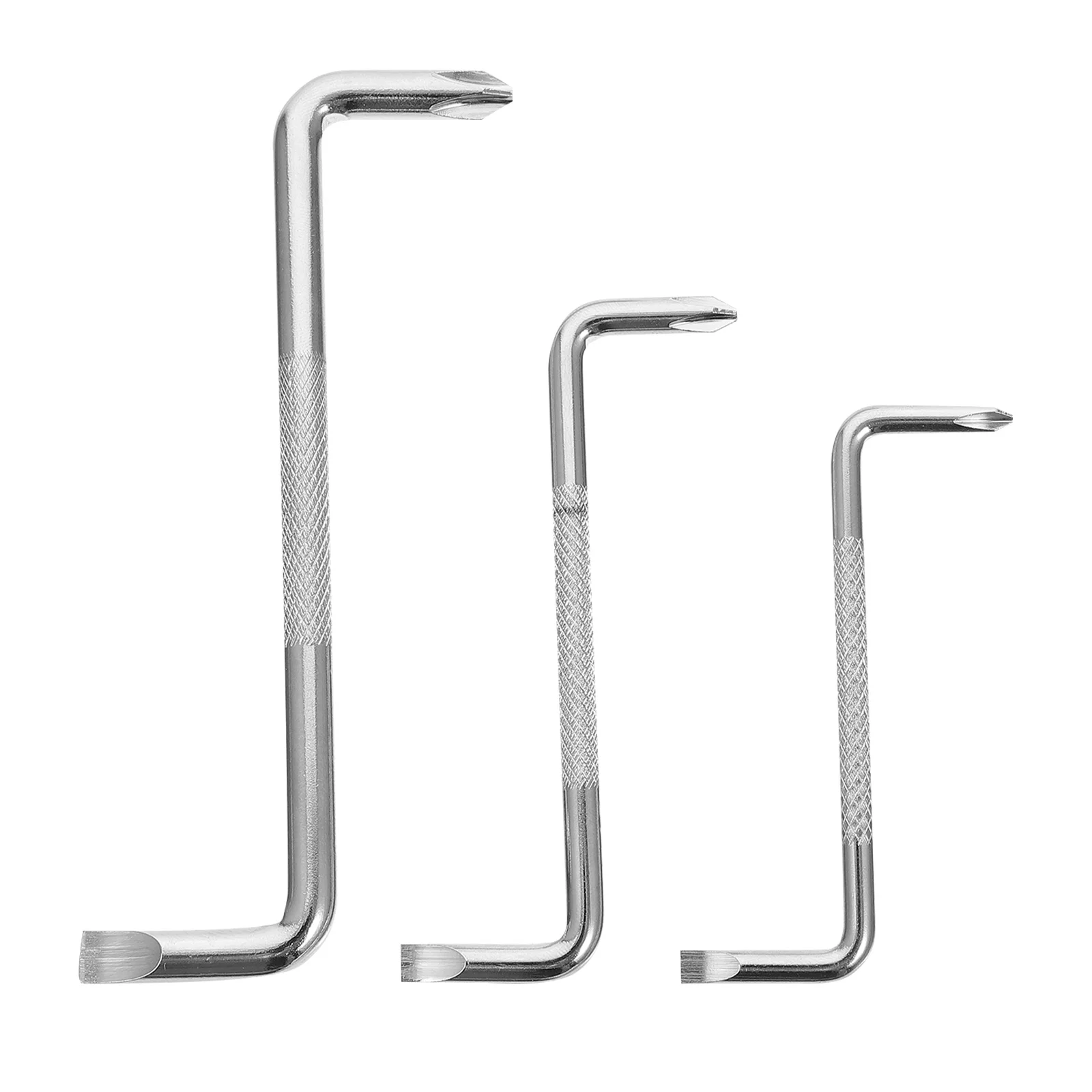 3 قطعة مجموعة مفك الزاوية اليمنى مزدوجة نهاية رئيس مسطح Z نوع مشقوق السائقين لإصلاح إلكترونيات السيارات أداة اليد #5