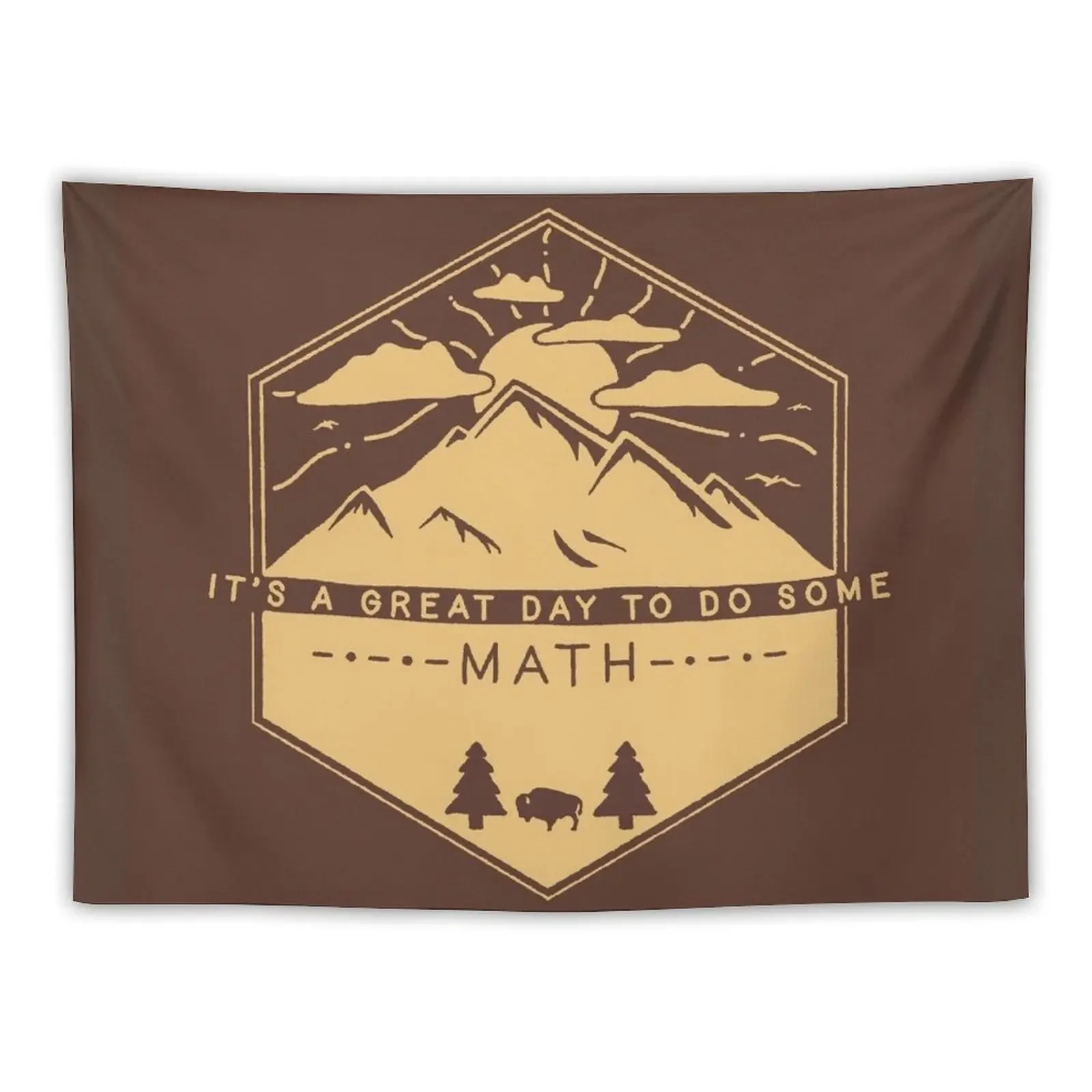 It's a great day to do some math Tapestry Bedroom Decorations Carpet Wall Tapestry