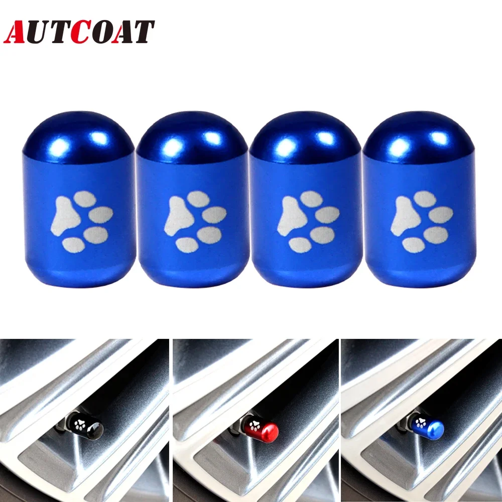 

AUTCOAT Tire Air Valve Caps Stem Cover Universal Fits All Cars Trucks SUV Bike Bicycle Motorcycle Car Tyre Valve Dust Covers