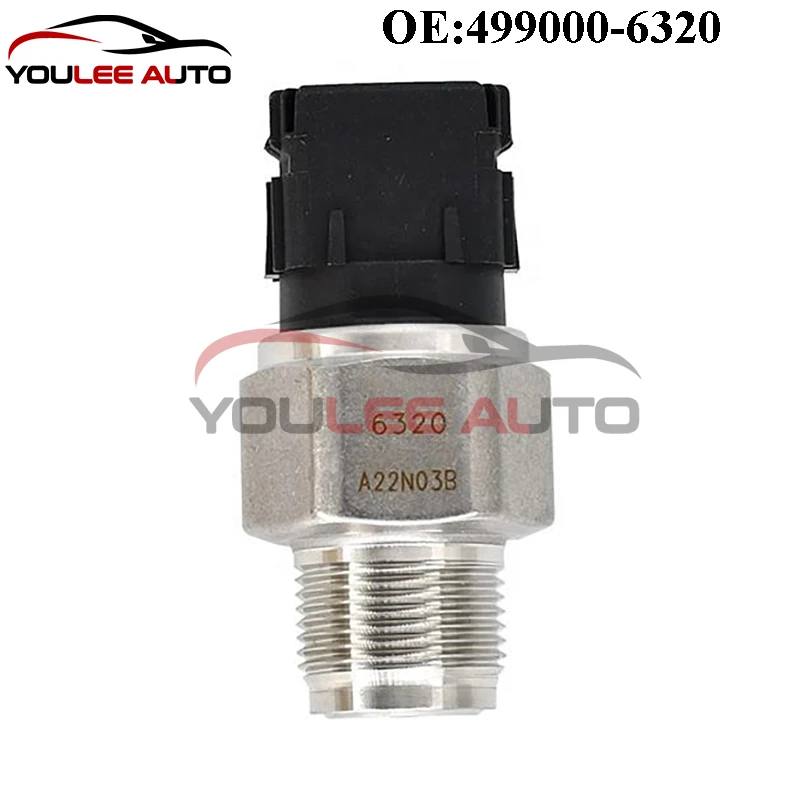 

New 499000-6320 4990006320 Fuel Rail Pressure Sensor For Toyota Isuzu MAN Cummins Ford VW Auto Parts