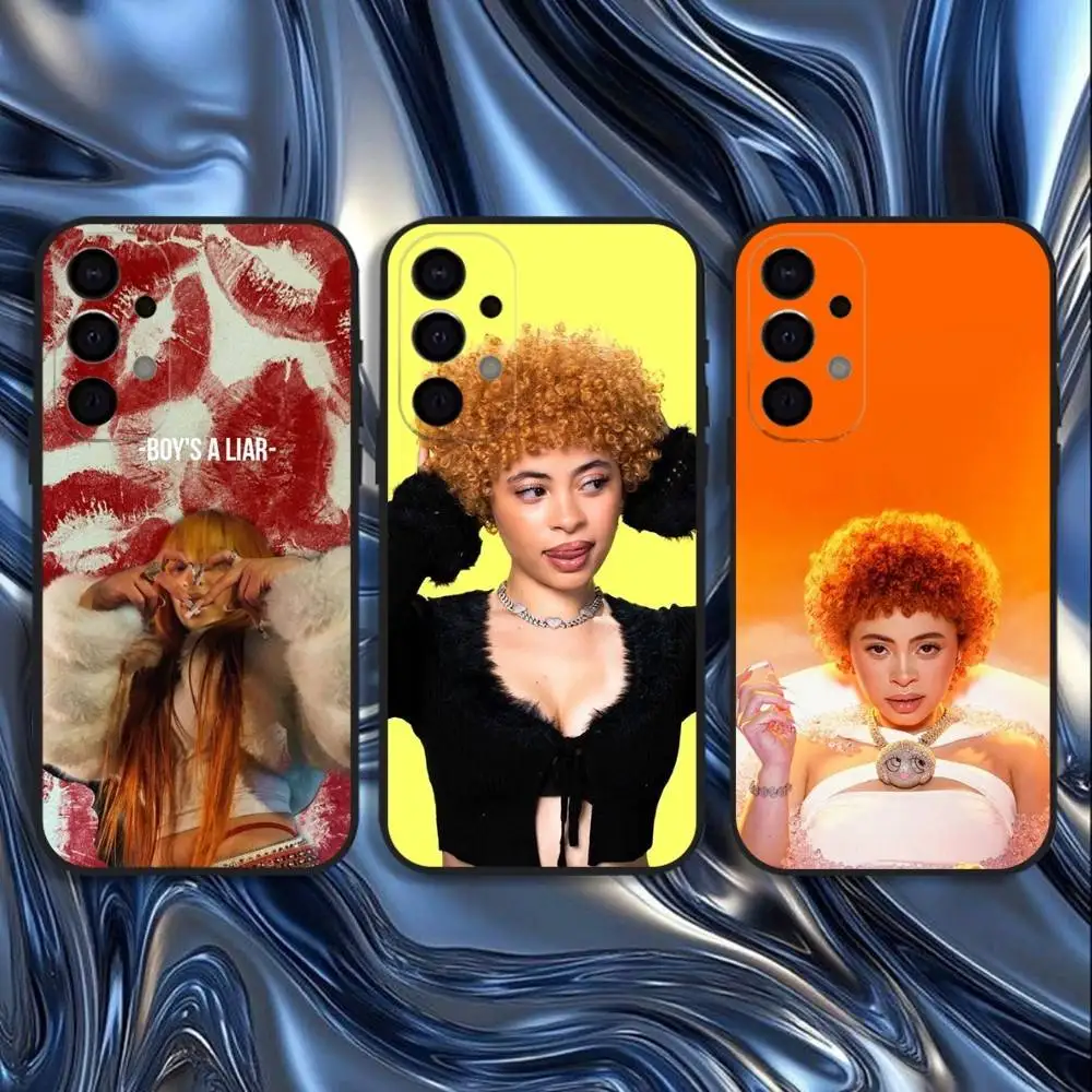 

Rapper Ice Spice Phone Case For Samsung S25,S24,S21,S22,S23,S30,Ultra,S20,Plus,Fe,Lite,5G Black Cover