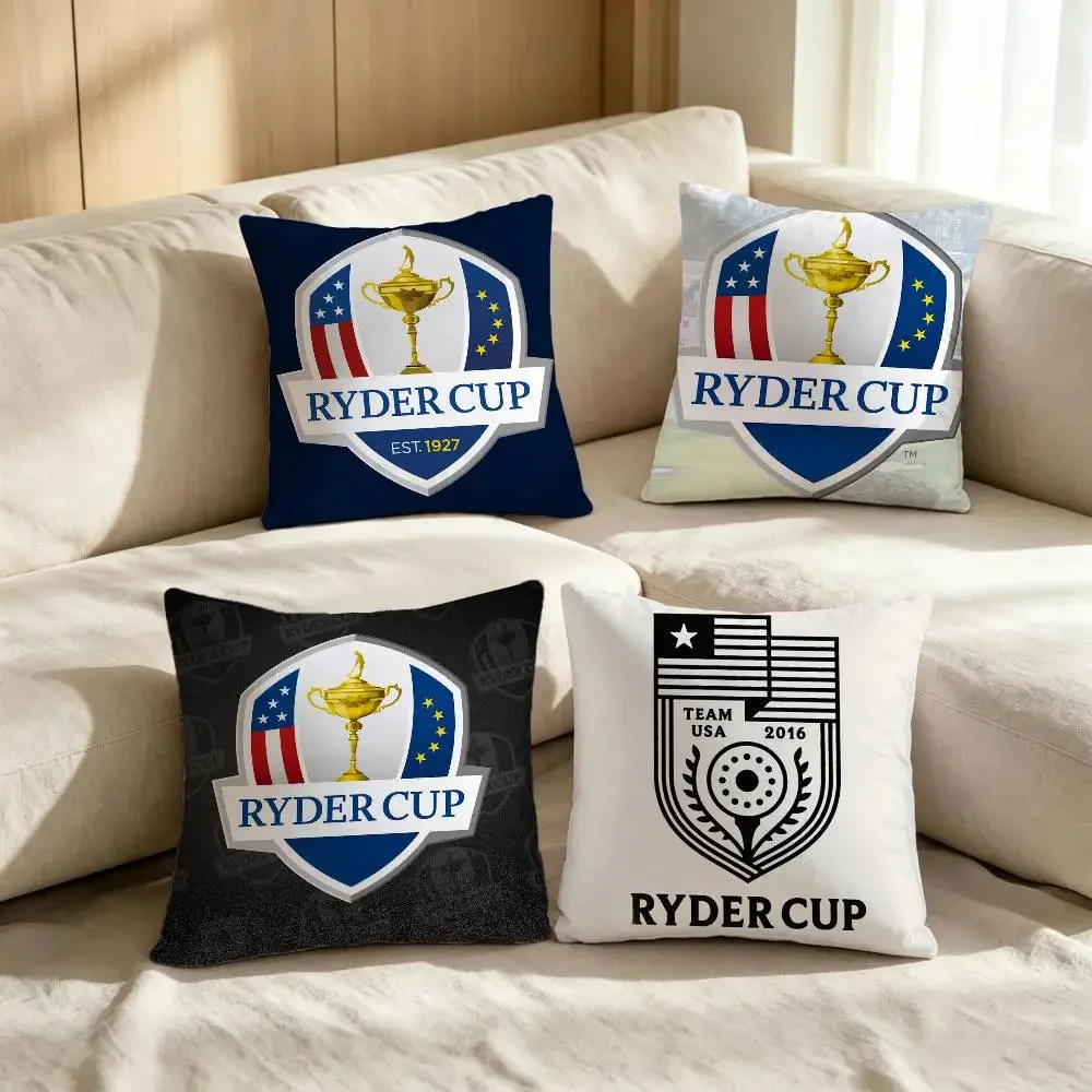 Ryder Cup Golf Gift cushion cover soft Pillow Case for Sofa Living Room Home office Decor Protective Covers
