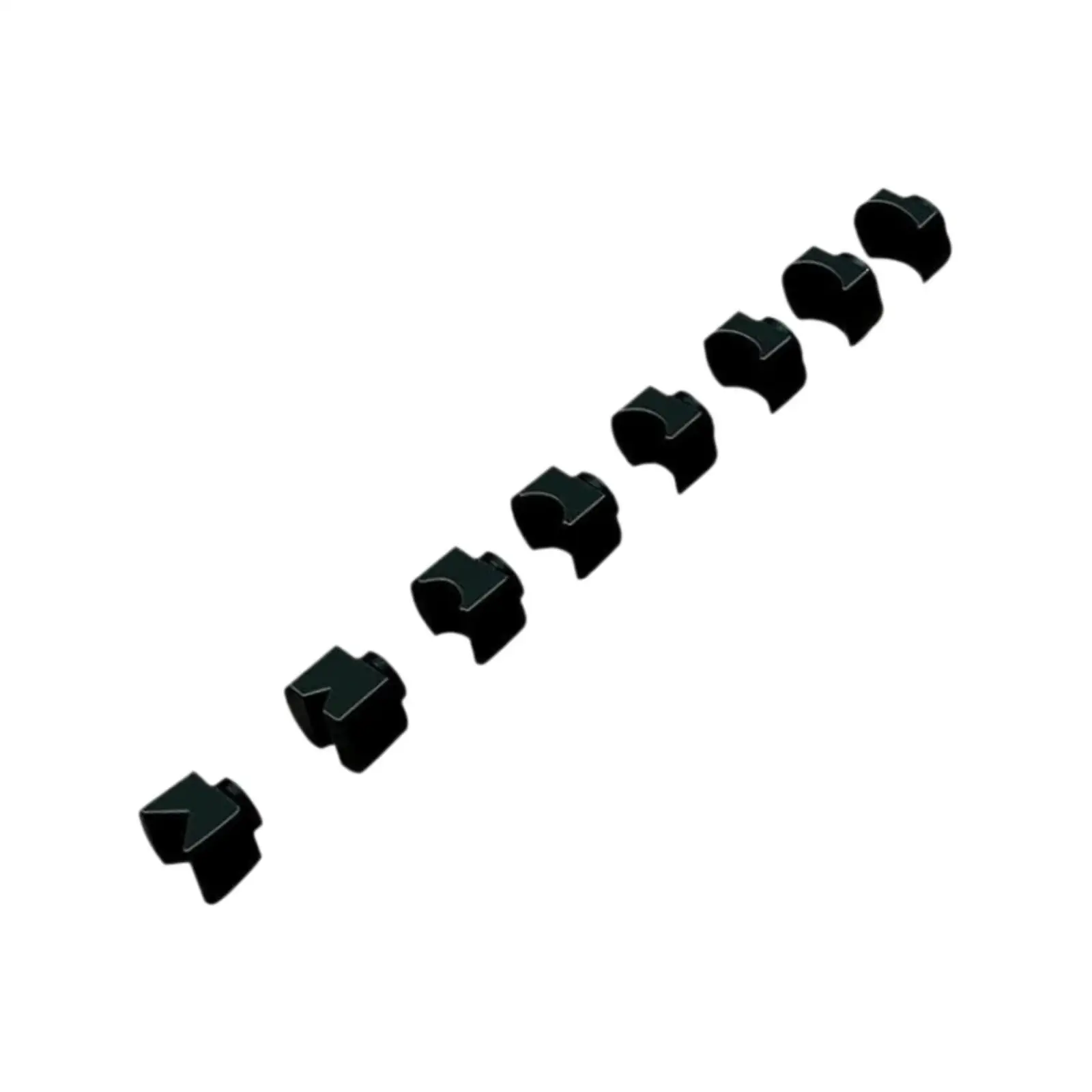 8 Pieces Ring Bender Dies Ring Bending Tool Accessories Jewelry Pressing Machine Dies Spare Part