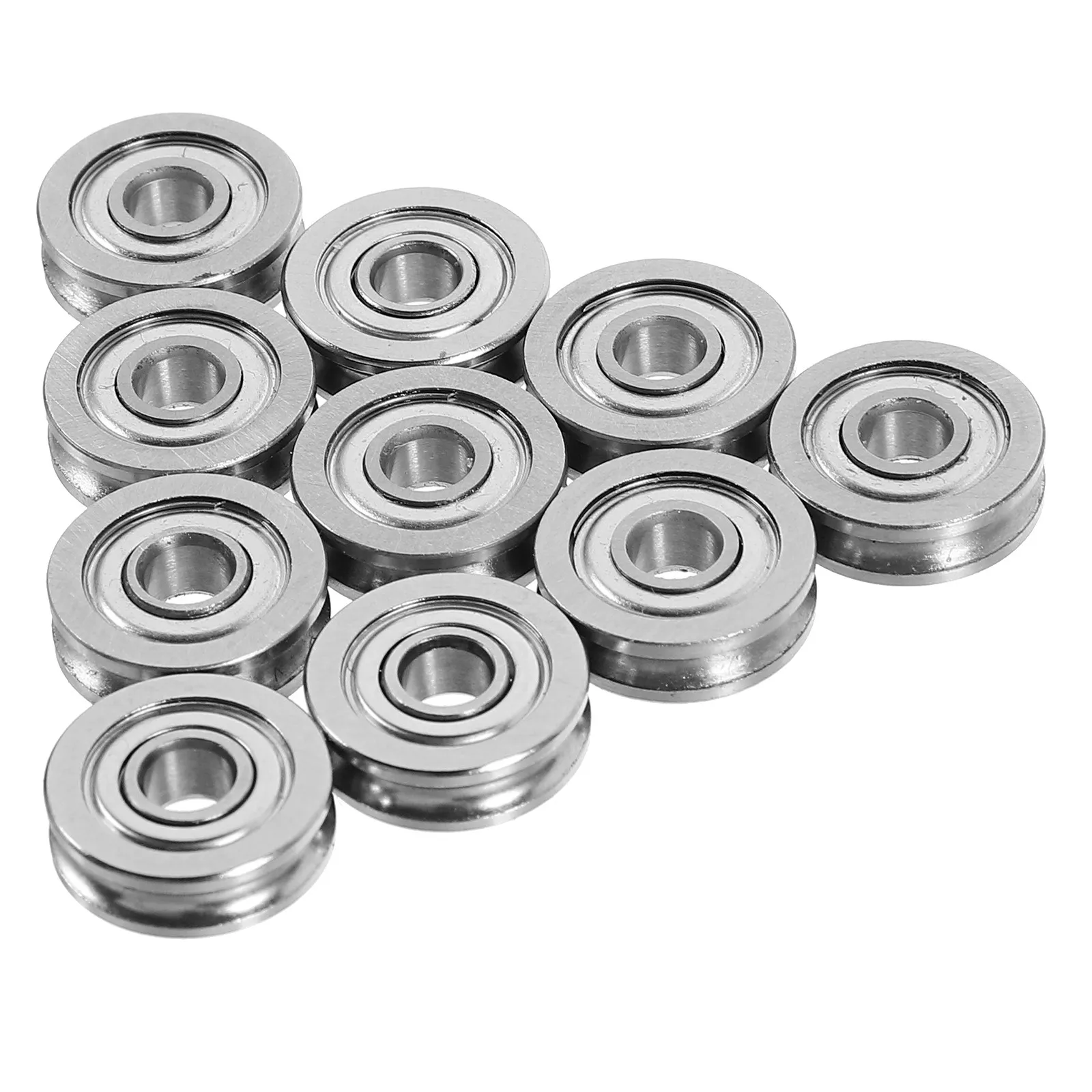 

10Pcs 3D Printer Supply Metal Pulley Wheels Durable Steel Construction Stable Operation Quick Installation Multiple Models
