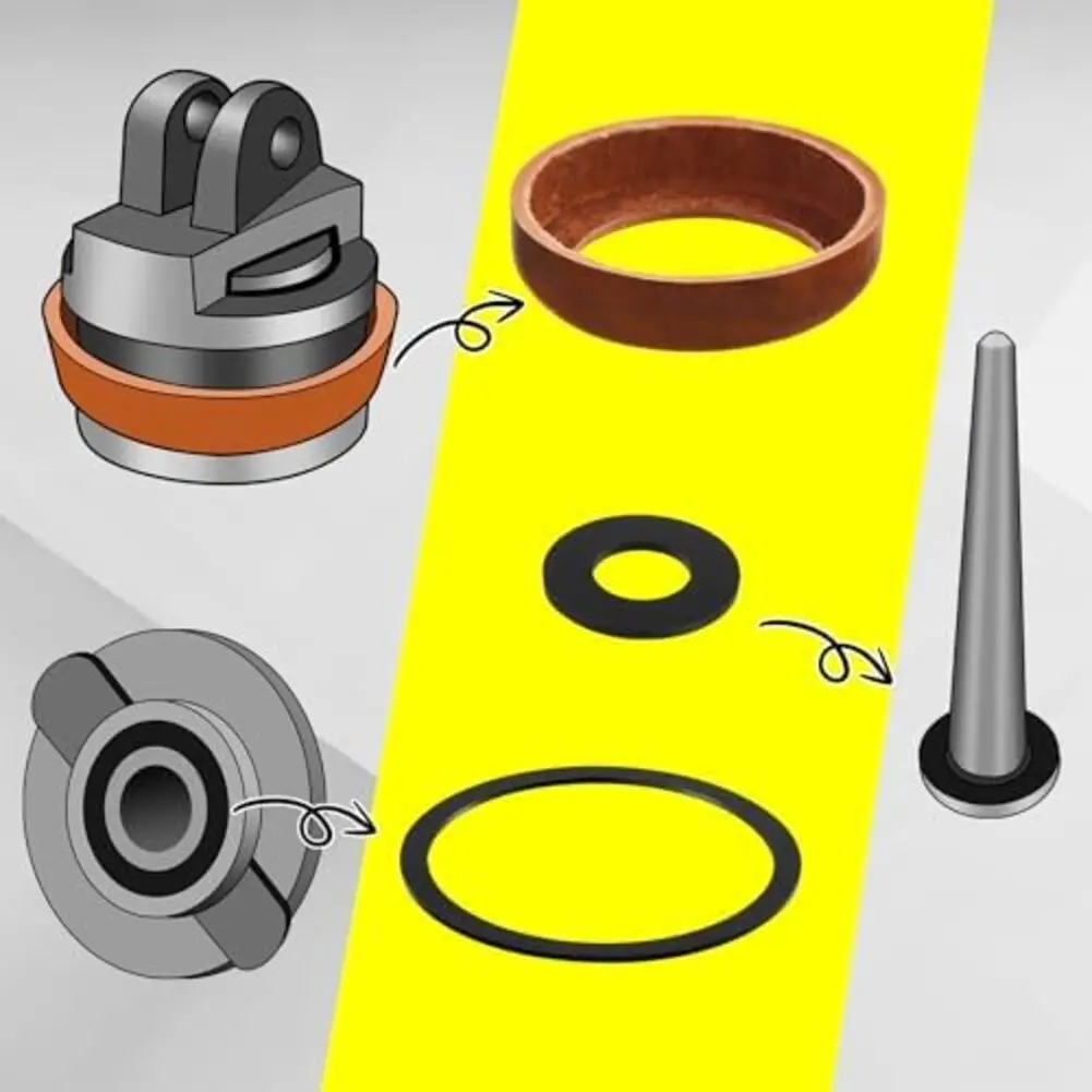 2 set di coperture in pelle di ricambio per pompa a mano tipo 90 con guarnizione O-ring Copri pistone Maniglia Guarnizione della pompa Diametro esterno 90 mm superiore