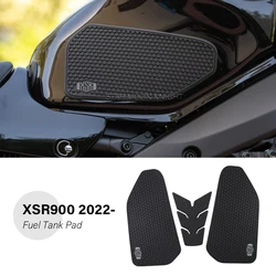 Almohadillas protectoras de combustible para Yamaha XSR900 XSR 900 2022, pegatinas protectoras de almohadilla de tracción de agarre de rodilla, pegatina decorativa antideslizante