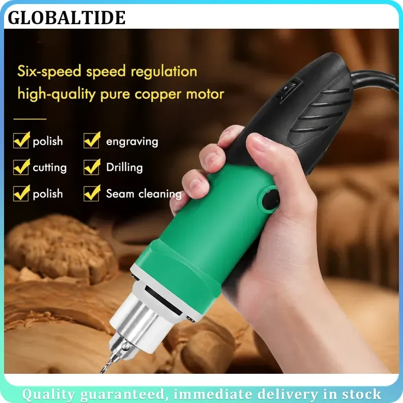 6 Position Variable Speed High Power Electric Engraver Drill Wood Carving Polishing Machine Rotary Tool With Flexible Shaft
