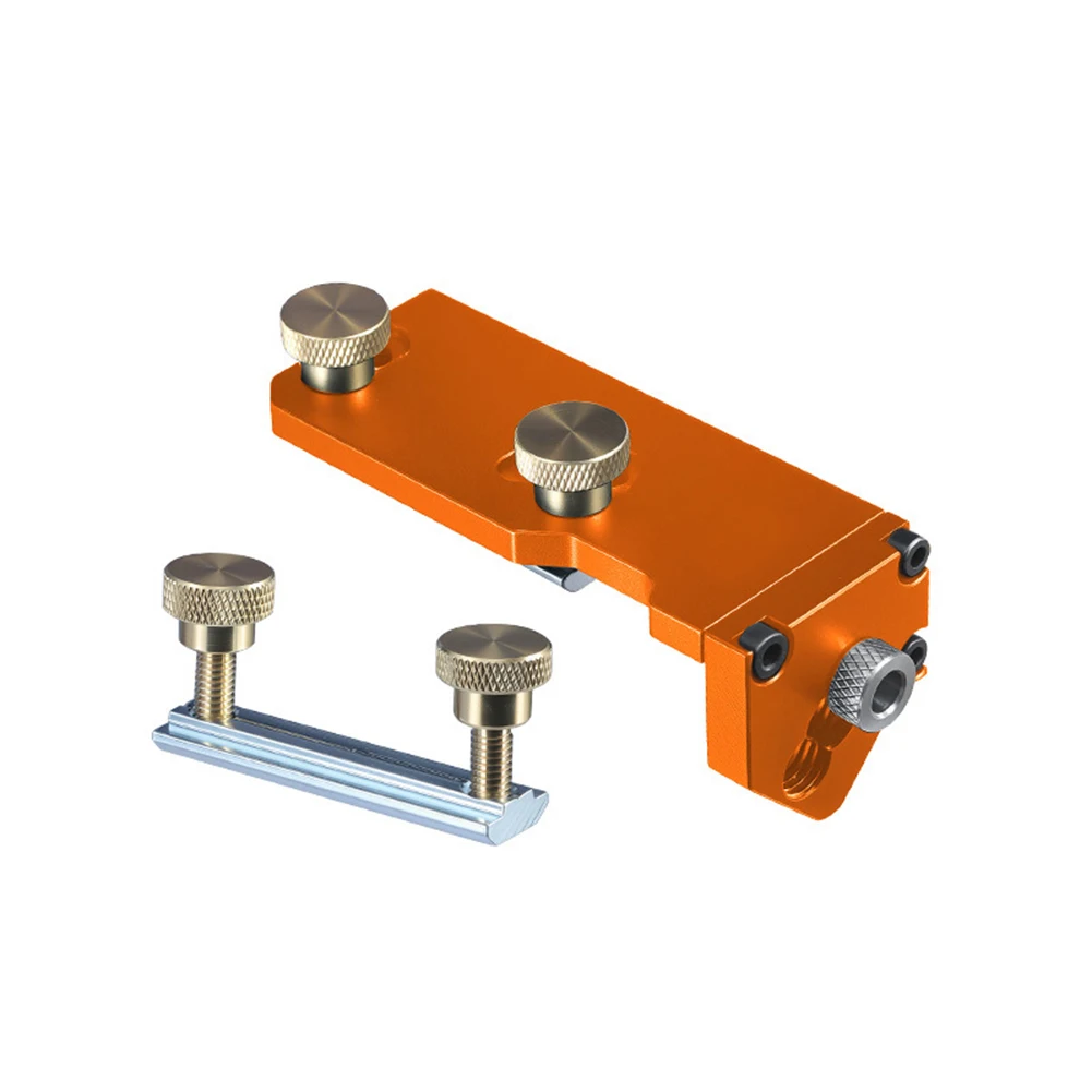 

DIY Drill Guide Aluminum Profile Tool Crafting And DIY Tasks 3.81*1.49*1.49in Aluminum Construction Drill Guide