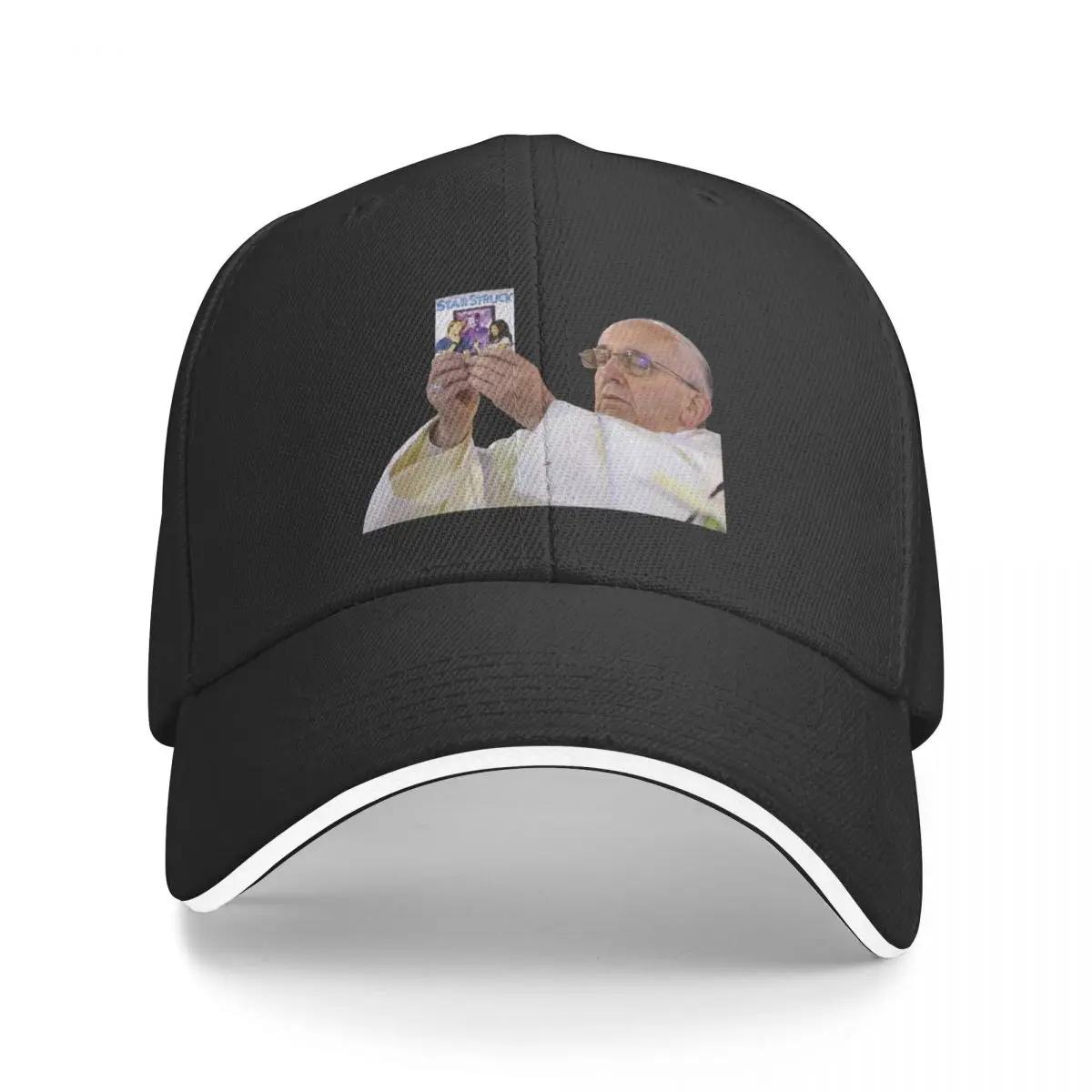 

StarStruck pope meme Baseball Cap Golf Hat Luxury Cap Mens Women's