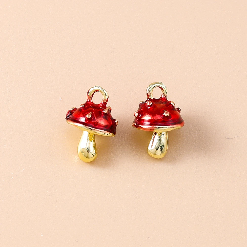 5 Stück Niedliche Gemischte Obst- und Gemüseanhänger: Kirsche, Traube, Mais - Emaille-Charms für DIY Schmuckherstellung, Halsketten und Ohrringe – Detail 11