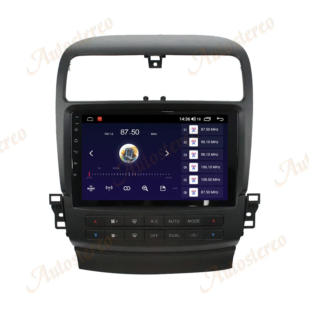 128g car android 10 For acura TSX 2004 2005 2006 2007 2008 honda accord Car radio GPS multimedia player android auto carplay