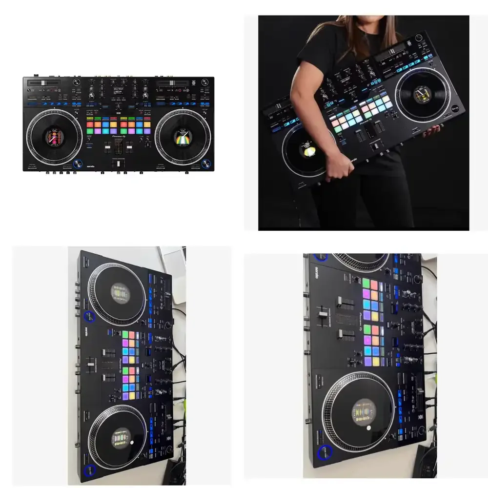 Pioneer DJ DDJ REV7 Flagship 2 Channel Scratch Controller Compatible with Serato DJ Pro and rekordbox Large Jog Wheels