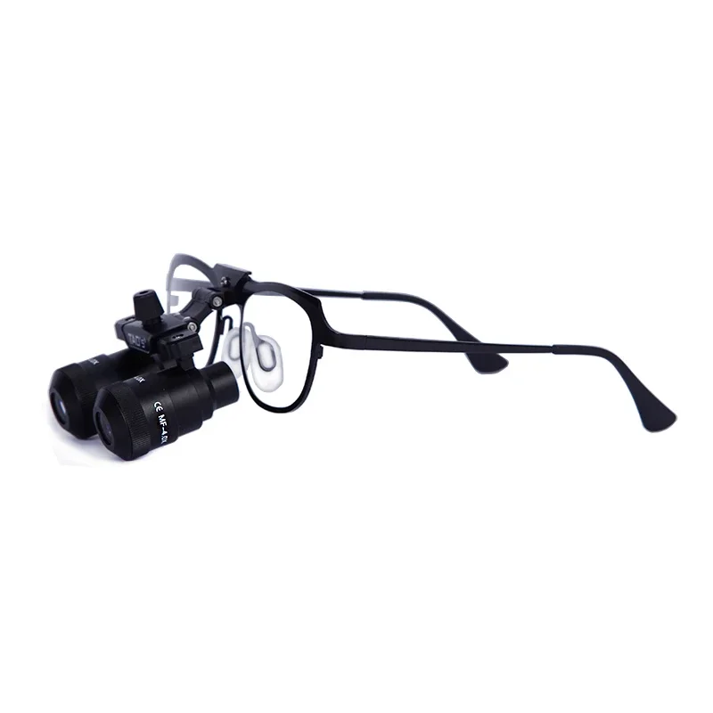 

In stock TAO'S Adjustable MF4.0x Flip-Up Loupes Hot Sales Binocular Magnifiers/Glasses with Manual Power Source Made Metal Plas