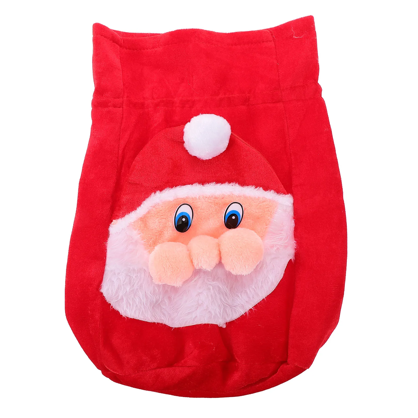 

Large Santa Gift Bag Soft Texture Holiday Christmas Party Favor Bag for Family Friends Xmas Celebration Decoration Present