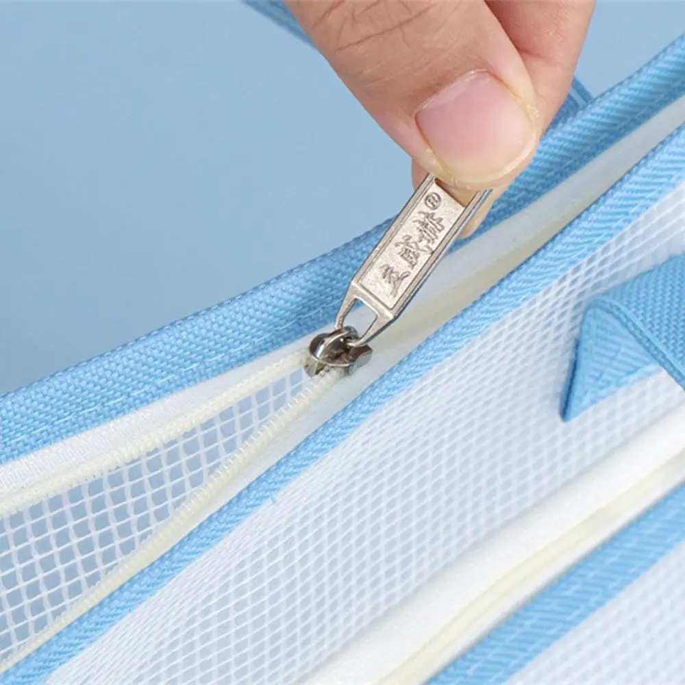 

Прозрачная сумка для хранения файлов формата A3/A4, утолщенная многослойная сумка на молнии, водонепроницаемая сумка с ручкой, художественный портфель