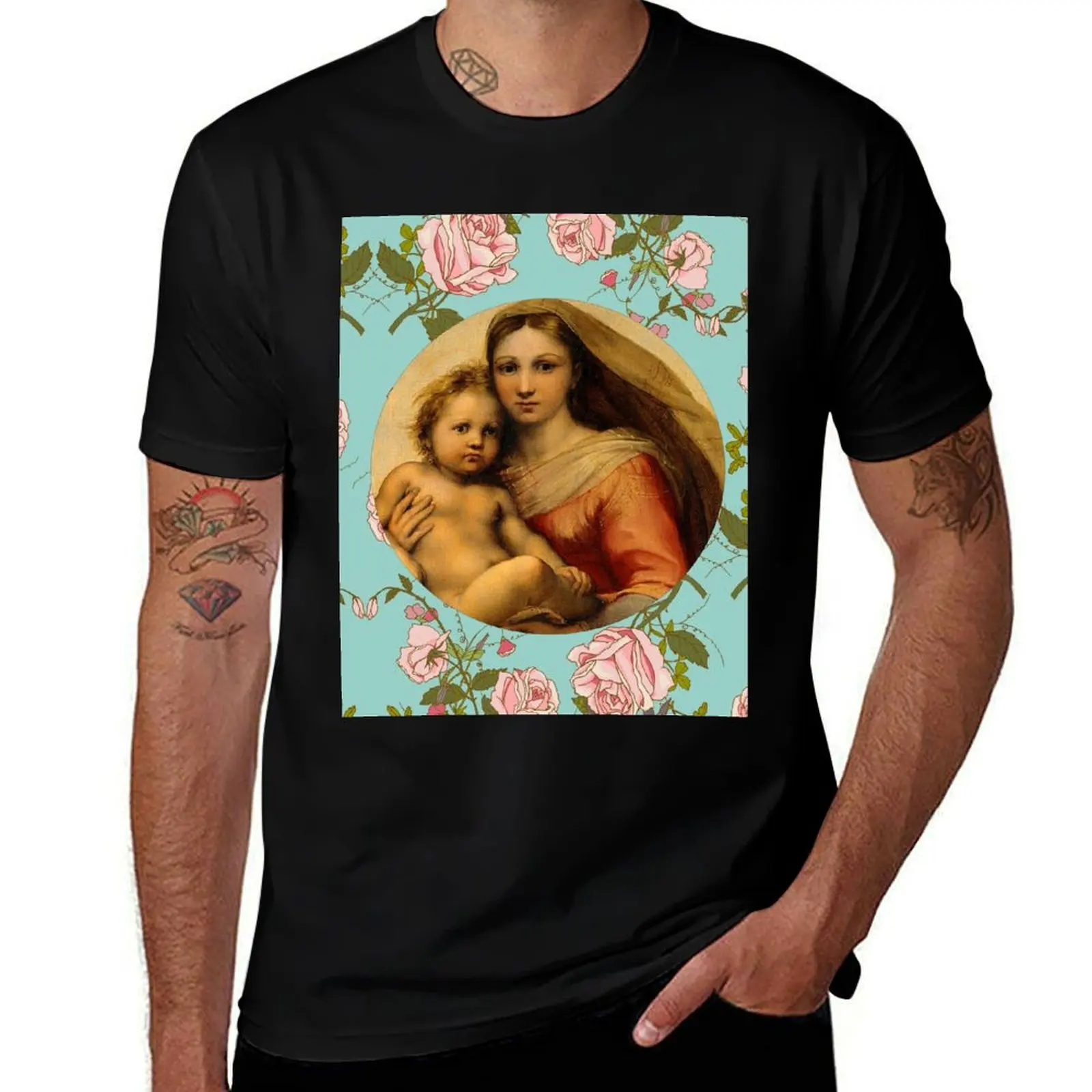 

Sistine Madonna with Child Raphael Santi T-Shirt t shirt personalised t shirts designer