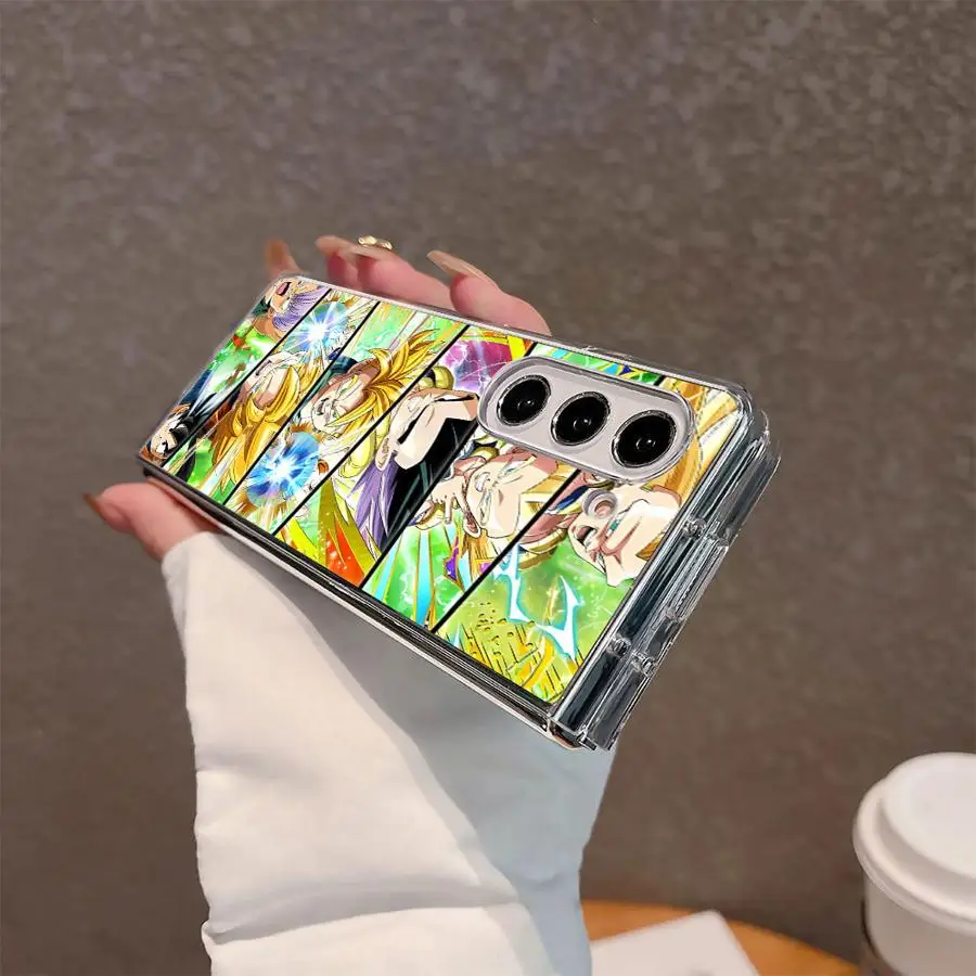 حافظة لهاتف سامسونج جالاكسي ZFold4 Z Fold 7 6 5 4 3 ZFold3 ZFold5 ZFold7 ZFold6 غطاء هاتف ناعم شفاف لعبة دراغون بول باتل #4