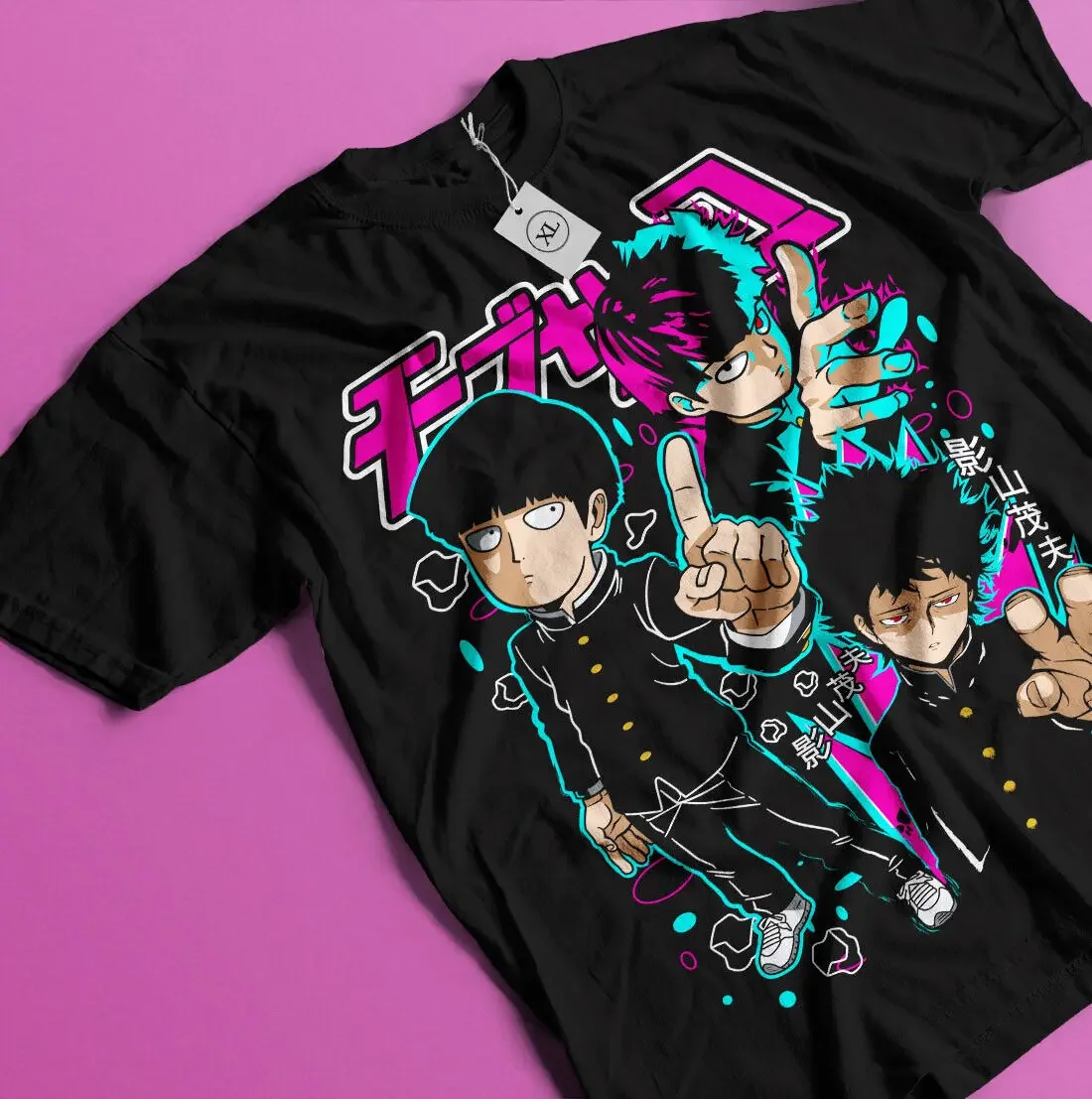 

Mob Psycho 100 Manga Strip Anime Manga Gift Unisex shirt T-Shirt All Size