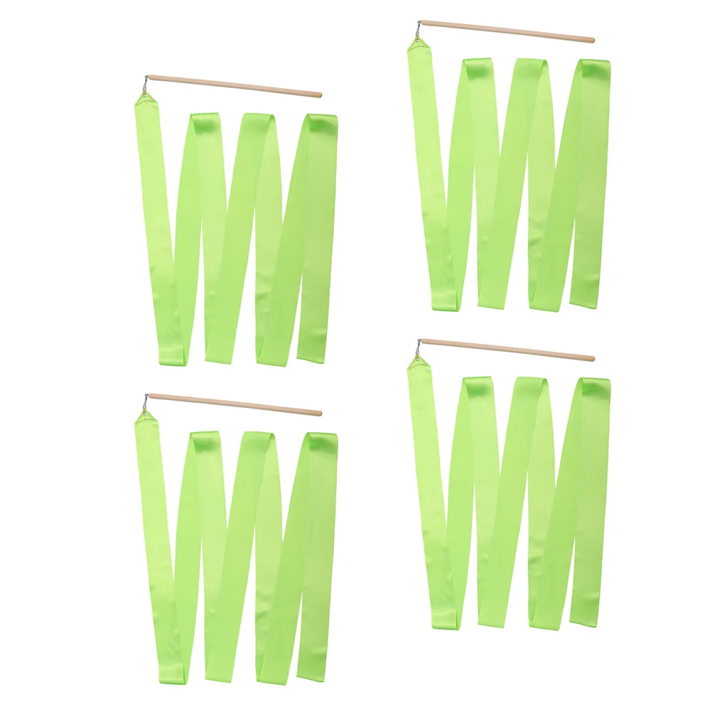 

4Pcs Elegant Dance Streamer for Rhythmic Gymnastics Lightweight Flowing Ribbon for Kids Dance Practice Performance Gift Idea