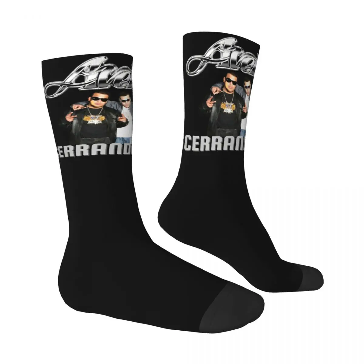Men Socks Aventura Cerrando Ciclos Tour Graphic Print Stockings Winter Funny Comfortable Socks Design Sports Non Slip Socks
