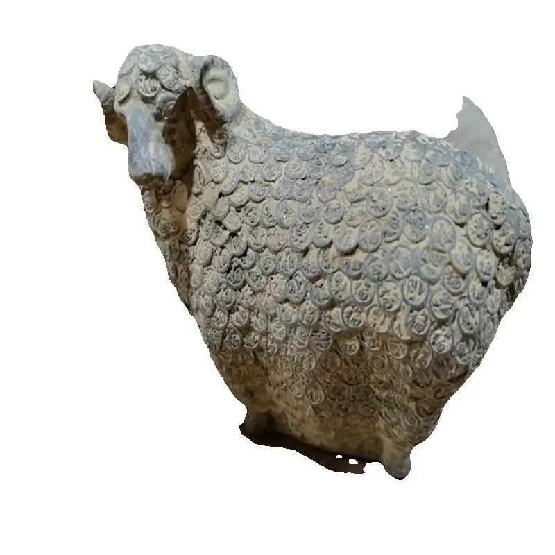 

China Old Bronze, Collections be unearthed From The Countryside Money Sheep Statue