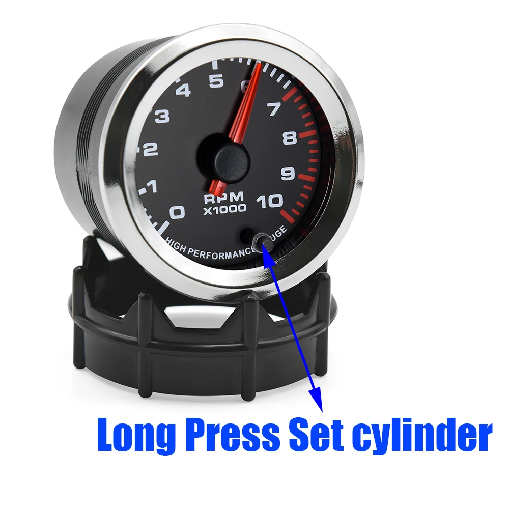 7 Color 52MM Tacho Meter PRM Air Fuel Ratio Boost Gauge Voltage EGT Gauge Water Oil Temp Oil Press Meter 2inch Gauge Pod Holder