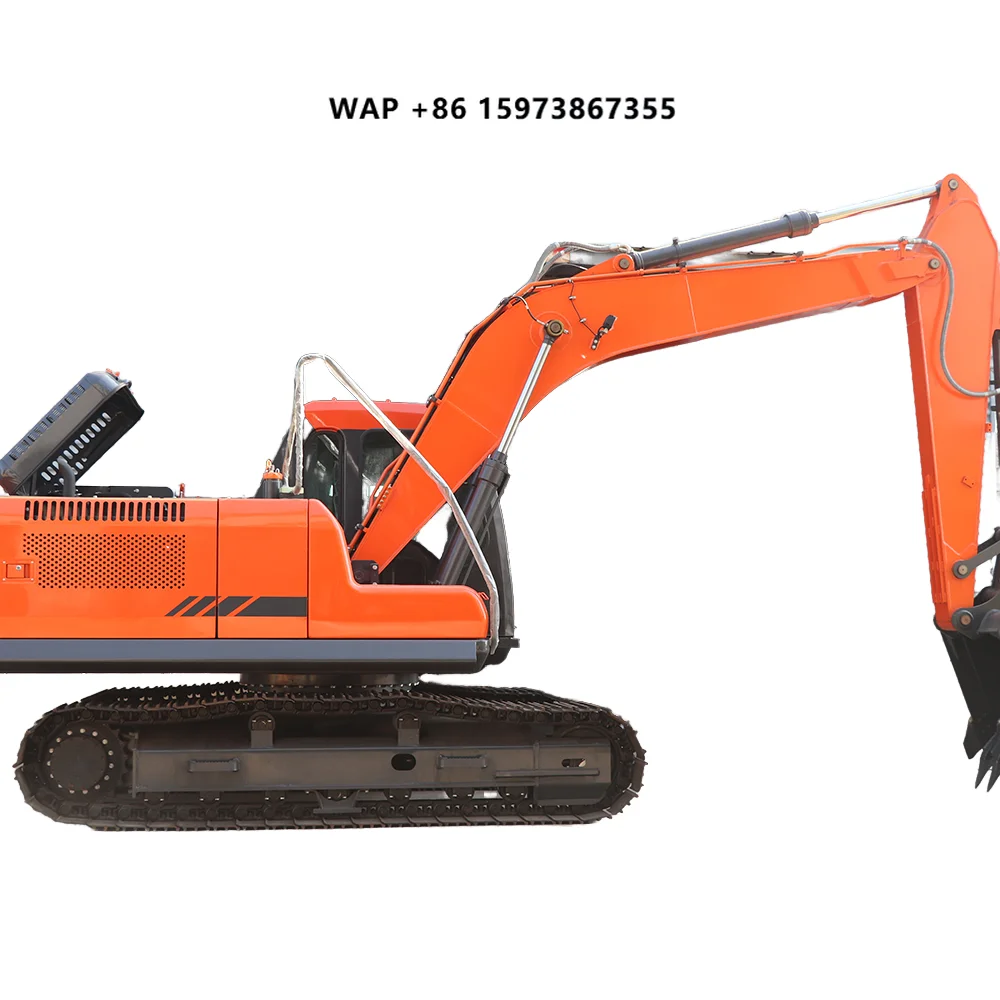 18Ton Crawler Excavator Construction Bucket Attachments with Core Engine Pump PLC Bearing 1 Year Warranty