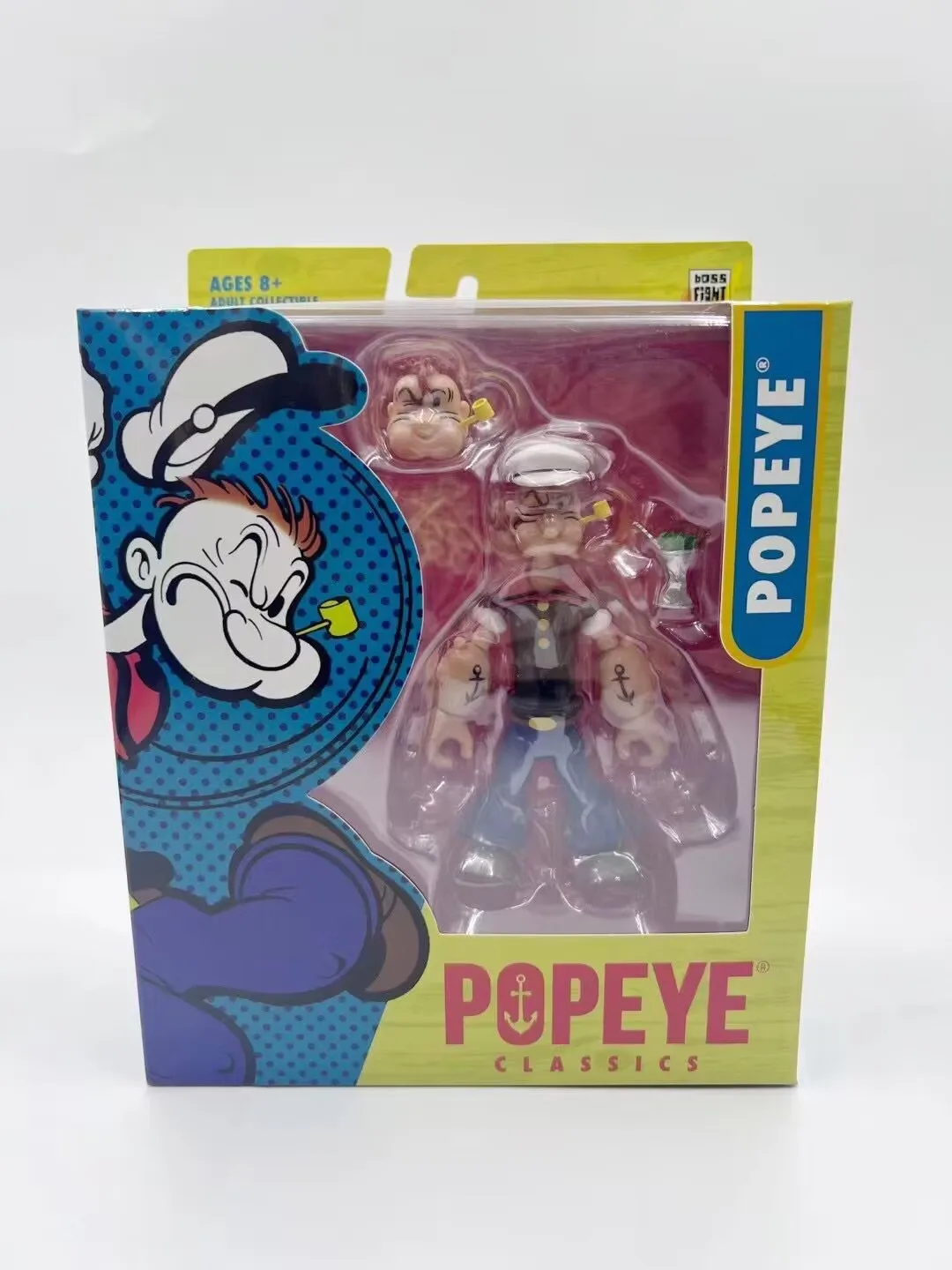 Popeye Poseable Figure Doll Retro Nostalgic Animation Toy