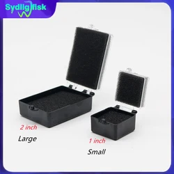 100/50Pcs Denture Storage Box Dental Implant Storage Box Plastic Tooth Box With Sponge Teeth Cleaning Tools Dentistry Materials
