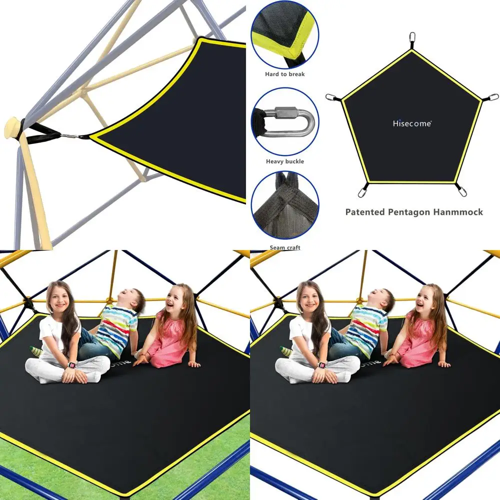 

Climbing Dome Hammock with Canopy, 10x5FT, Supports 300 lbs