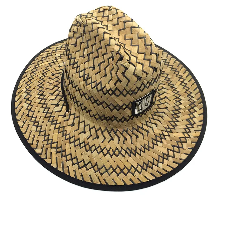 Sombrero de Paja de Ala Ancha — Elegante Sombrero para el Sol para Adultos | Sombrero Estilo Fedora Tejido a Mano (Regalo Ideal)