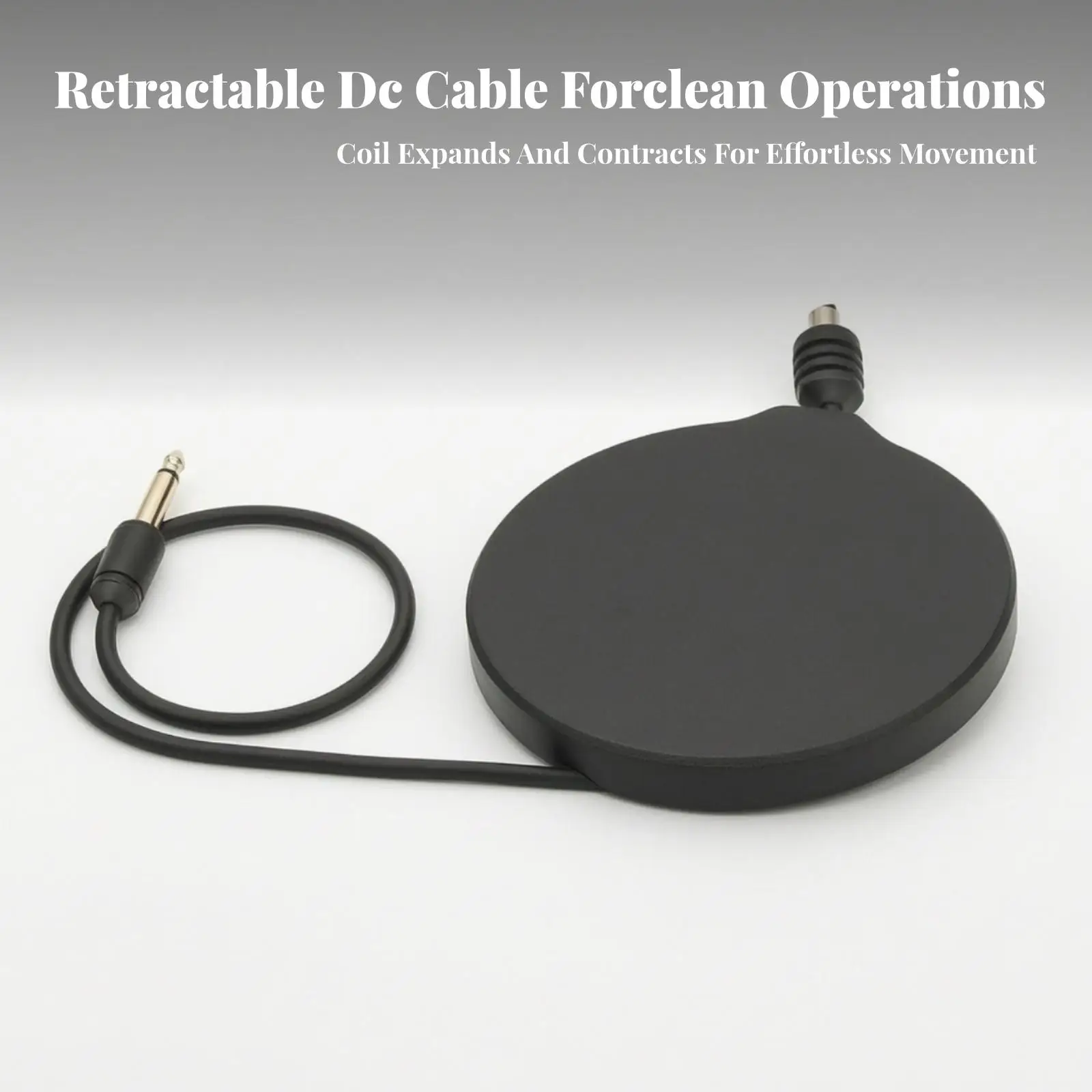 タトゥーペン用電源供給に最適な、耐久性に優れたケブラー製rca接続ケーブル。2メートルの長さで、引き込み式で作業スペースをすっきりと整理できます。
