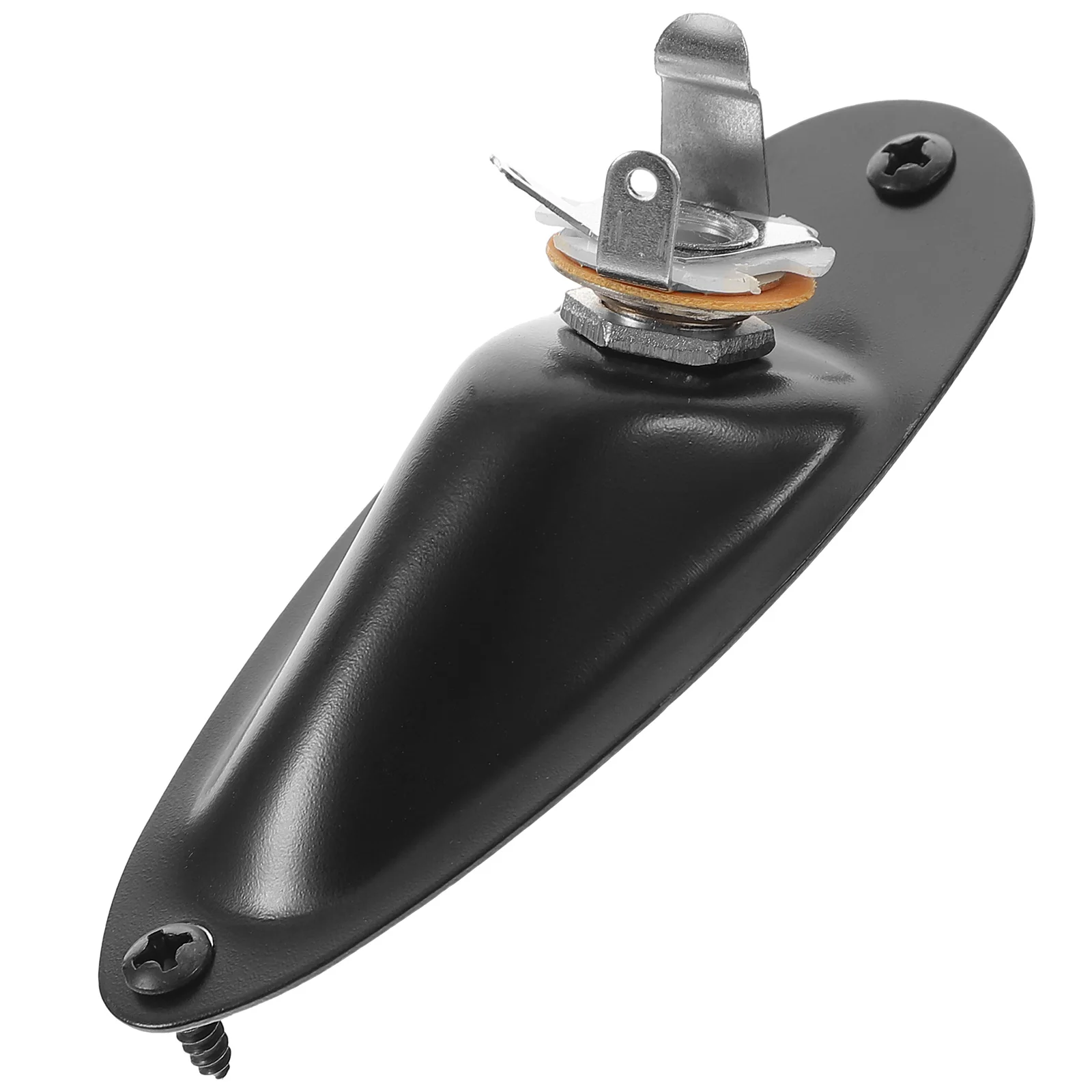 

Electric Guitar Pickup Jack Stereo Socket Replacement Neckplate Input for Metal