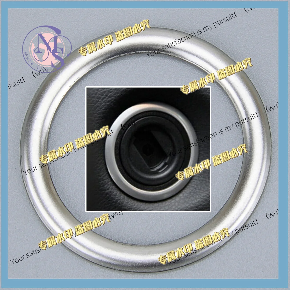 Ignition Keyhole Circle Trim Cover Ring Frame Stainless Steel Fit for Mercedes Benz GLK X204 CLS W204 W212 2012 2013 2014 Silver
