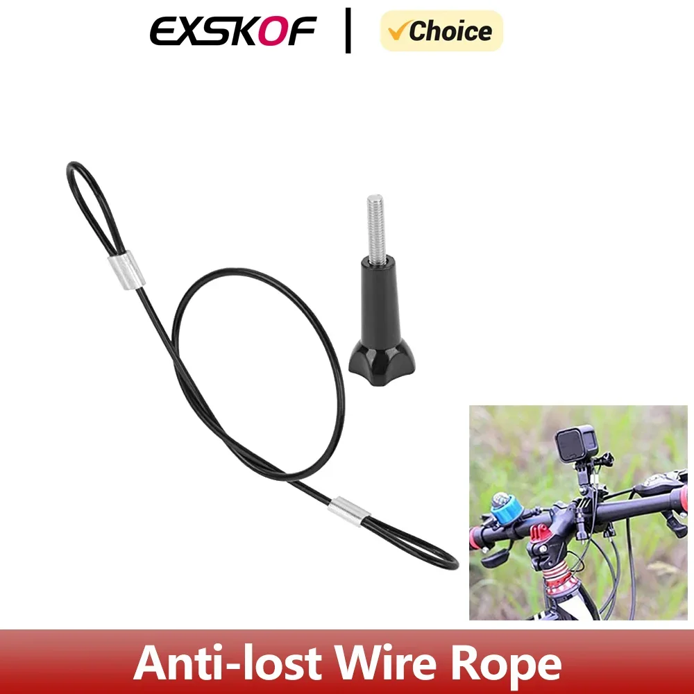 Anti-lost Wire Rope Safety Rope For GoPro Hero 13 12 11 10 9 8 7 6 5 Insta360 X2 X3 X4 DJI Osmo Action 5 4 3 Camera Accessories