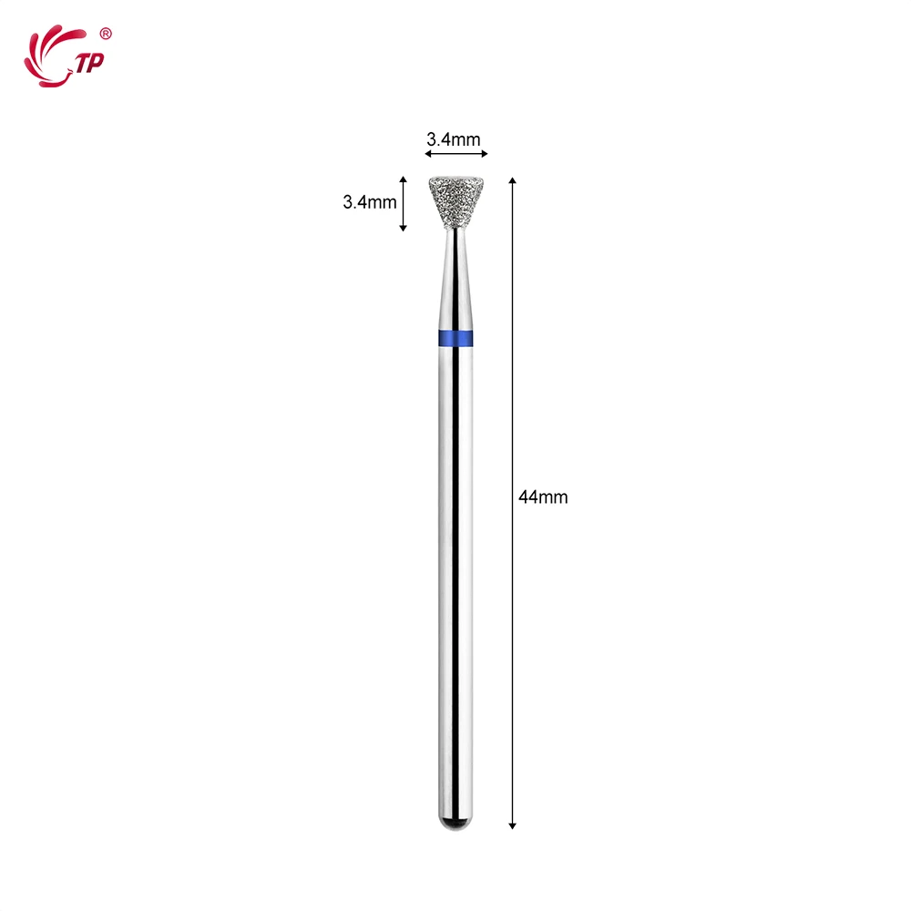 TP 5 pièces/lot forets à ongles propres pour cuticules fraise en diamant pour manucure forets à ongles rotatifs 3/32 ''accessoires électriques pour ongles
