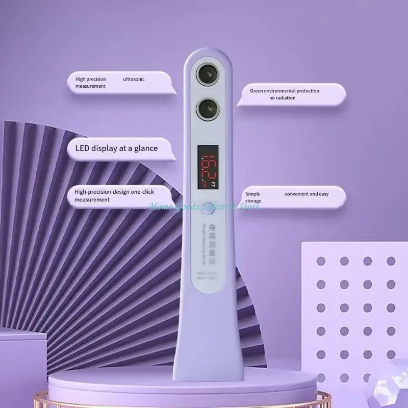 E74E Lightweight Height Measurement Apparatus with ABS Construction Height Measurement System User Friendly for Daily Use