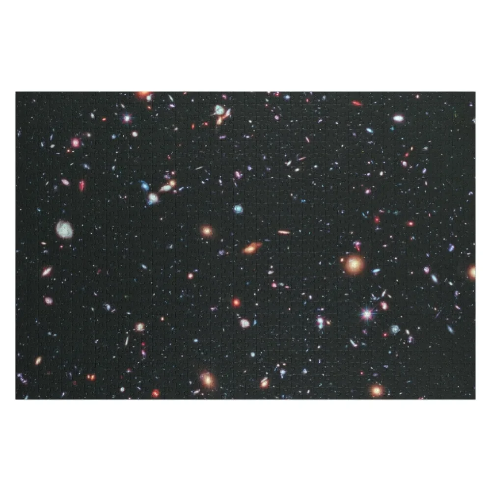 Hubble sangat dalam gambar bidang luar angkasa Jigsaw Puzzle dekorasi kayu lukisan Customizeds untuk anak-anak Puzzle