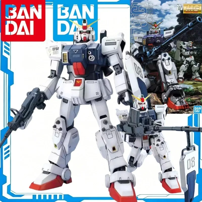 

Genuine Bandai MG 1/100 RX-79[G] Gundam Ground Type The 08th MS Team E.F.S.F Assembly Gunpla Hobby Model Toy in Stock