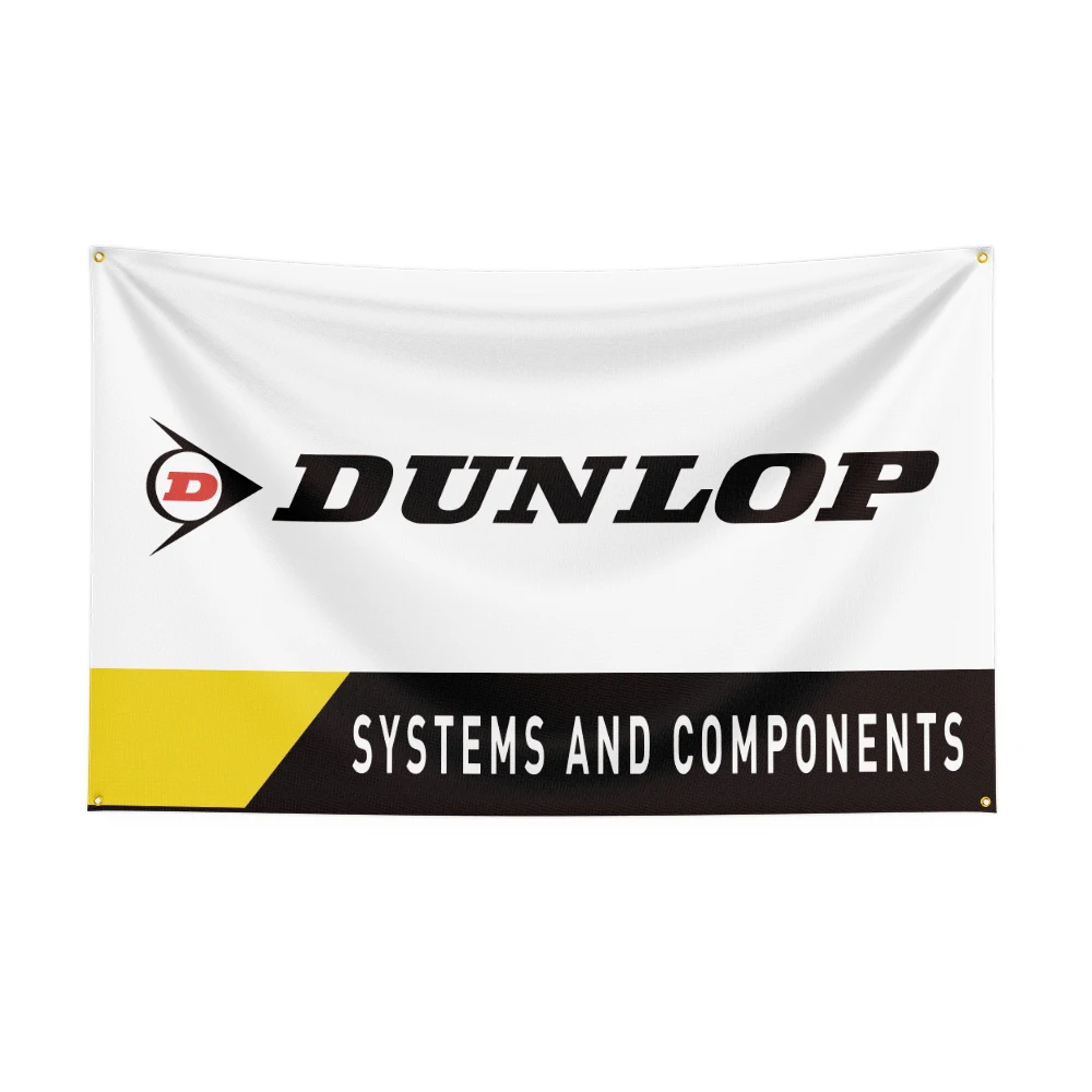 3X5 FT Dunlop Flag Polyester Printed Auto Parts  Banner For Decor