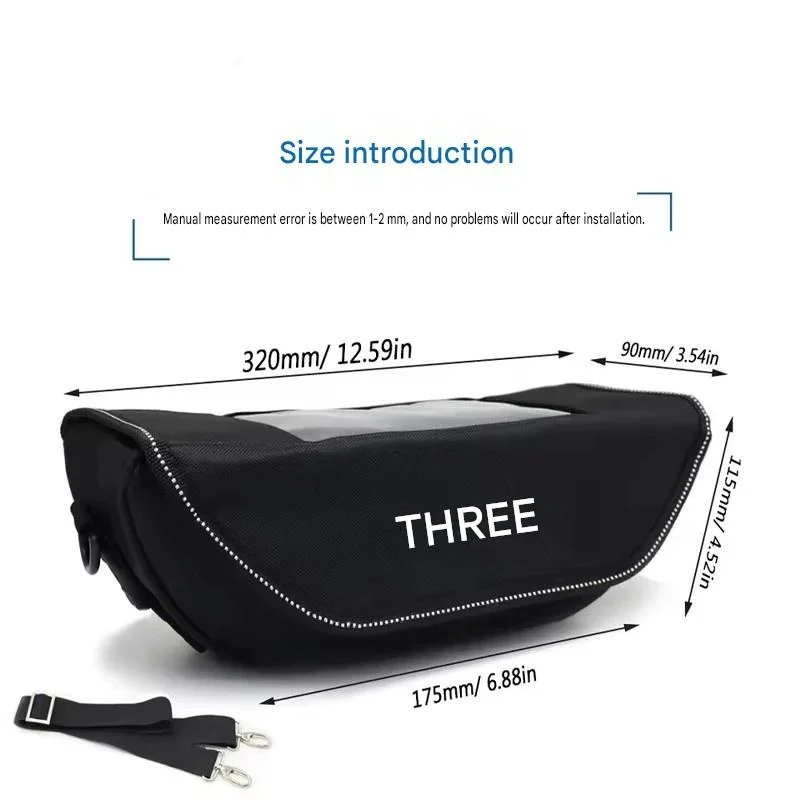 For KTM EXC 300 TPI /150XCW /250 Multifunctional Cross Bike Handlebar Bag Touchable Clear Window GPS Storage Pack Offroad  Part