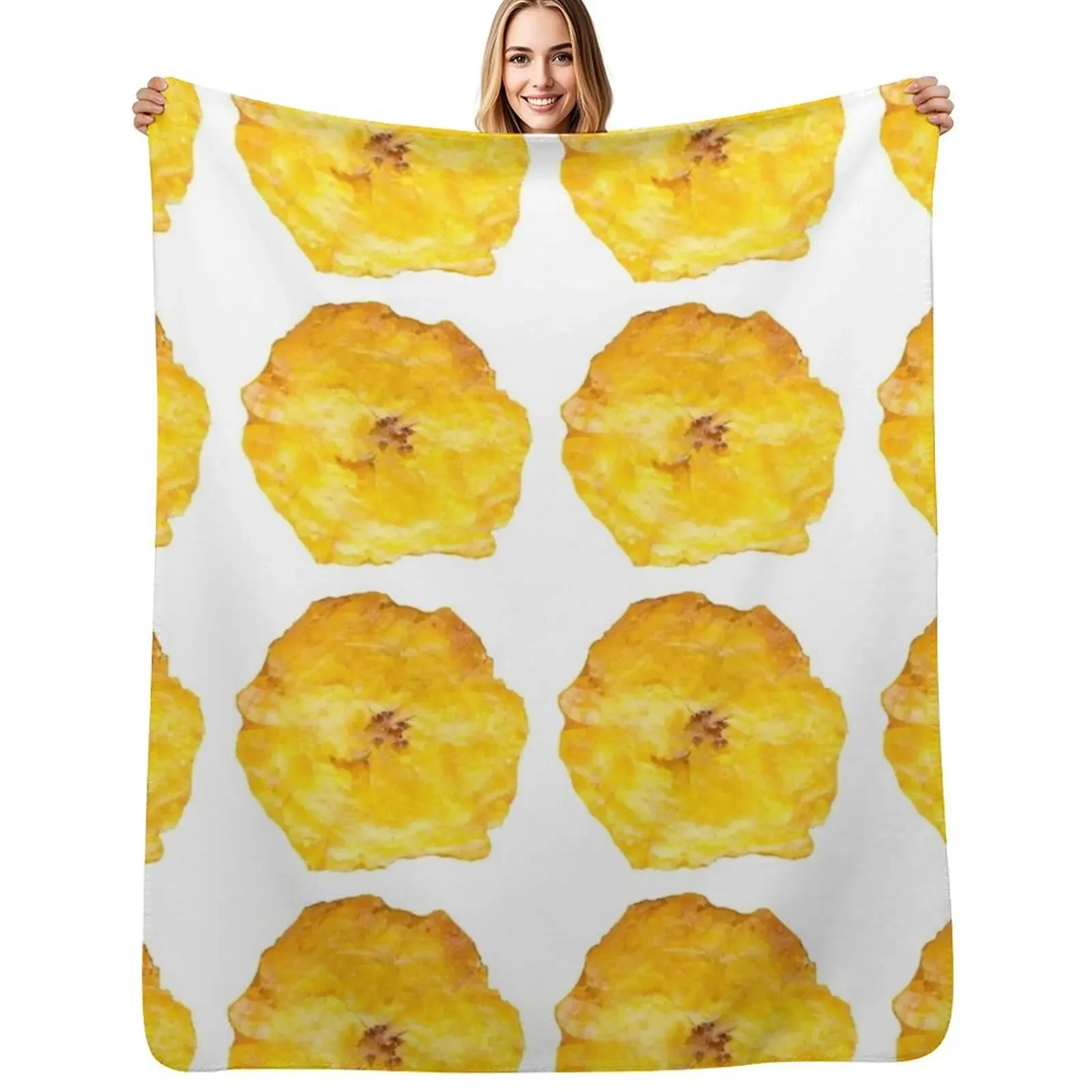 

Tostones Pattern Throw Blanket Decorative Sofa Blankets For Baby anime Quilt Blanket