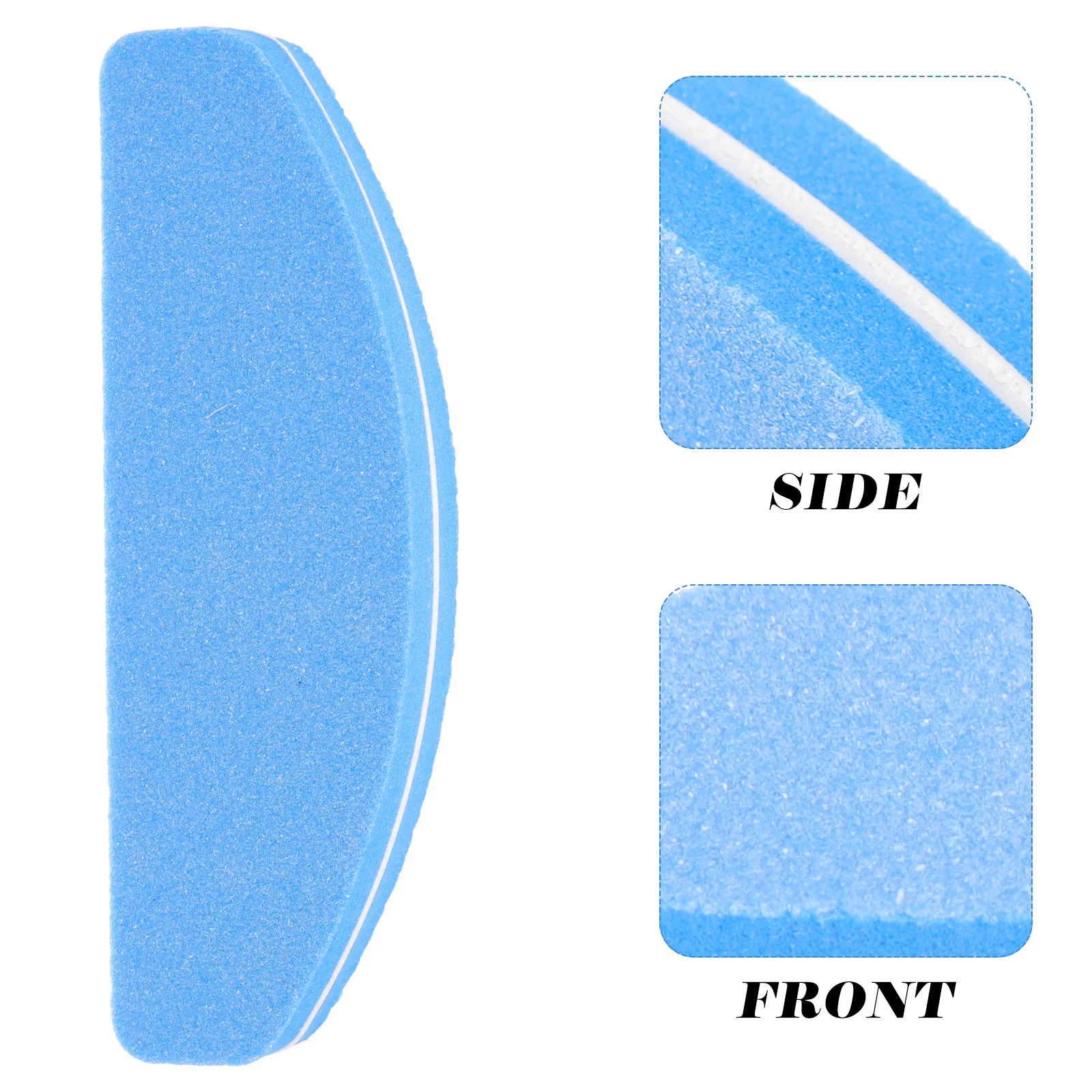 20 szt. Wysokiej jakości pilników gąbkowych do paznokci, narzędzie do polerowania, długa żywotność, precyzyjne wykonanie, do modelowania i przycinania sztucznych paznokci akrylowych.