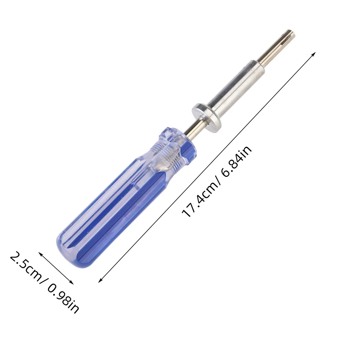 7 Inch Silver Blue Catv Cable Locking Terminator Tool Durable Cable Lock Removal Key 7 Inch TV Tool Catv Terminator