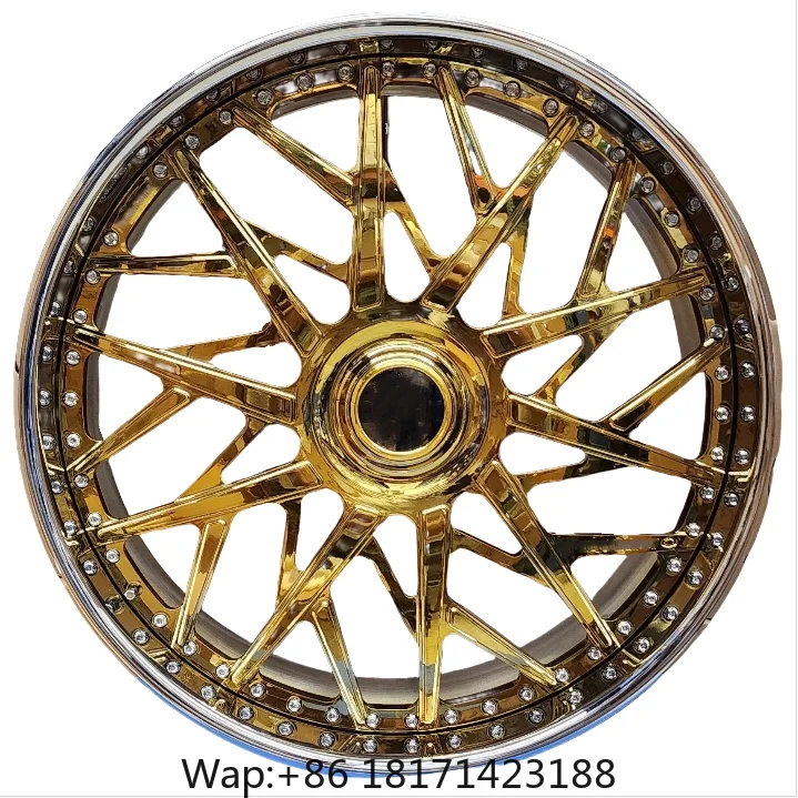【Hot】Custom 2‑piece Blocco Deep Concave Forged Wheels Aluminum Alloy Chrome Wheel