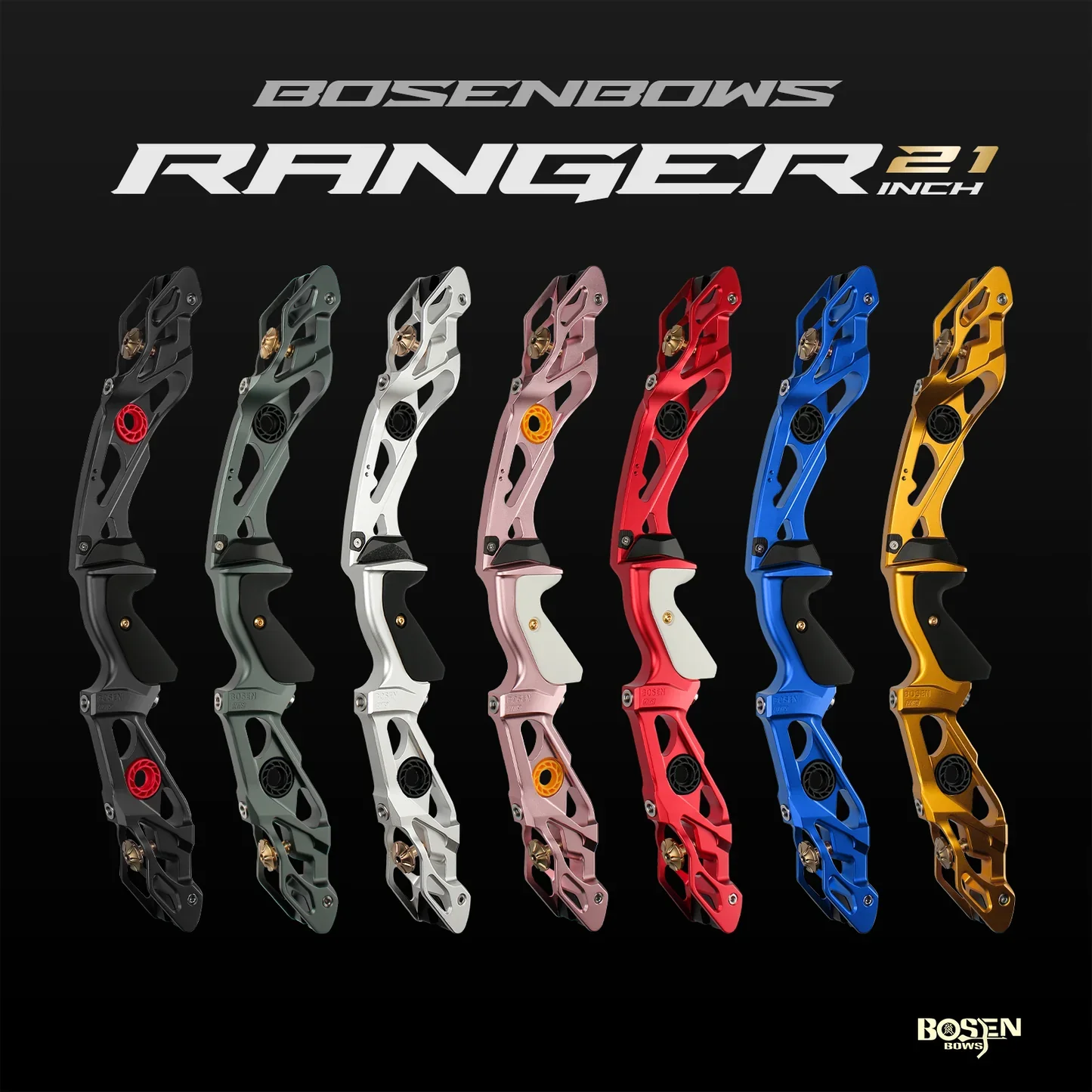 Bosenbows 21inch Recurve Bow Riser RANGER Traditional Hunting Barebow For Archery